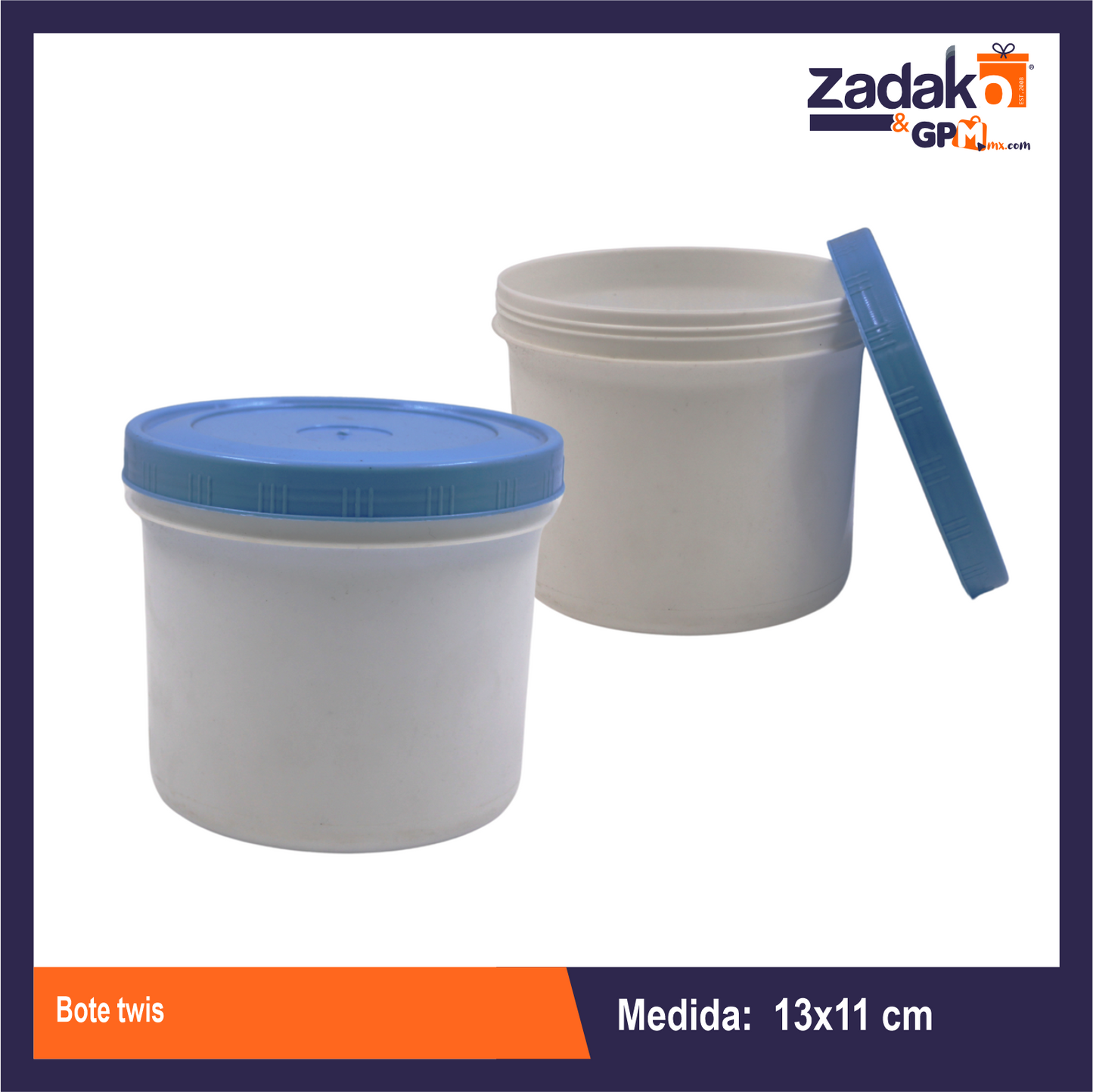 N-GPM-9313 BOTE TWIS CON 1 PZ O CAJA CON 50 PZS