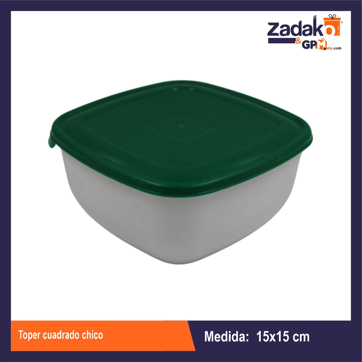 N-GPM-9319 TOPER CUADRADO CHICO CON 1 PZ O CAJA CON 40 PZS