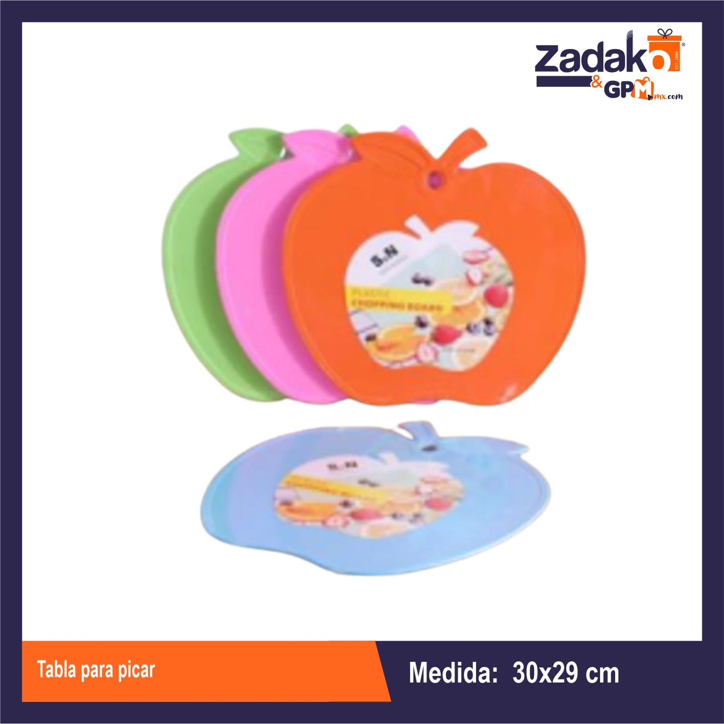 AZ-6645 TABLA PARA PICAR CON 1 PZ O CAJA CON 60 PCS