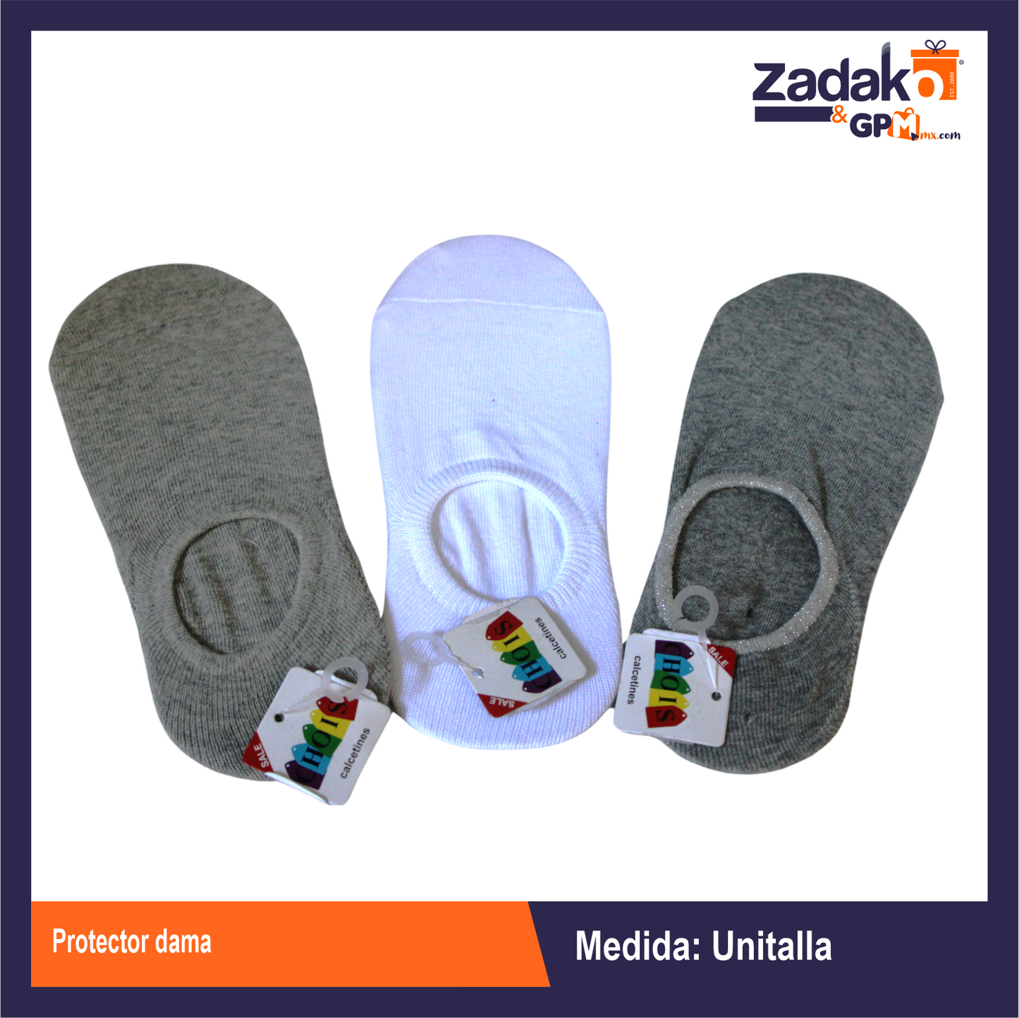 PROTECTOR DAMA CON 1 PZ O CAJA CON 360 PZS