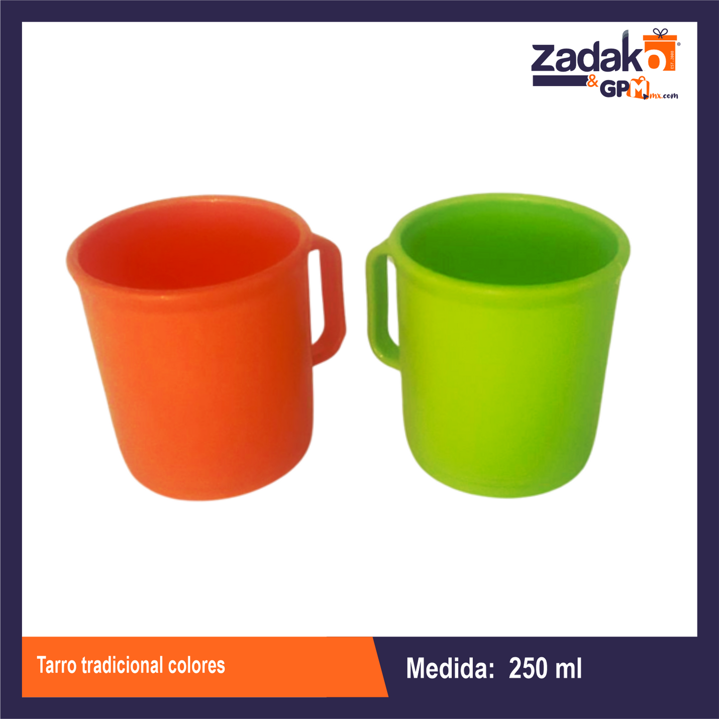 TARRO TRADICIONAL COLORES CON 1 PZ O CAJA CON 50 PZS