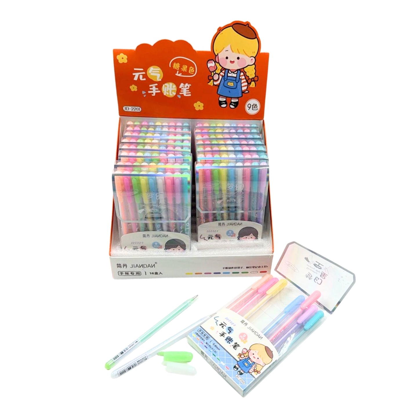 UA-5029 PLUMA DE GEL CON 1 PQT O CAJA CON 256 PQTS