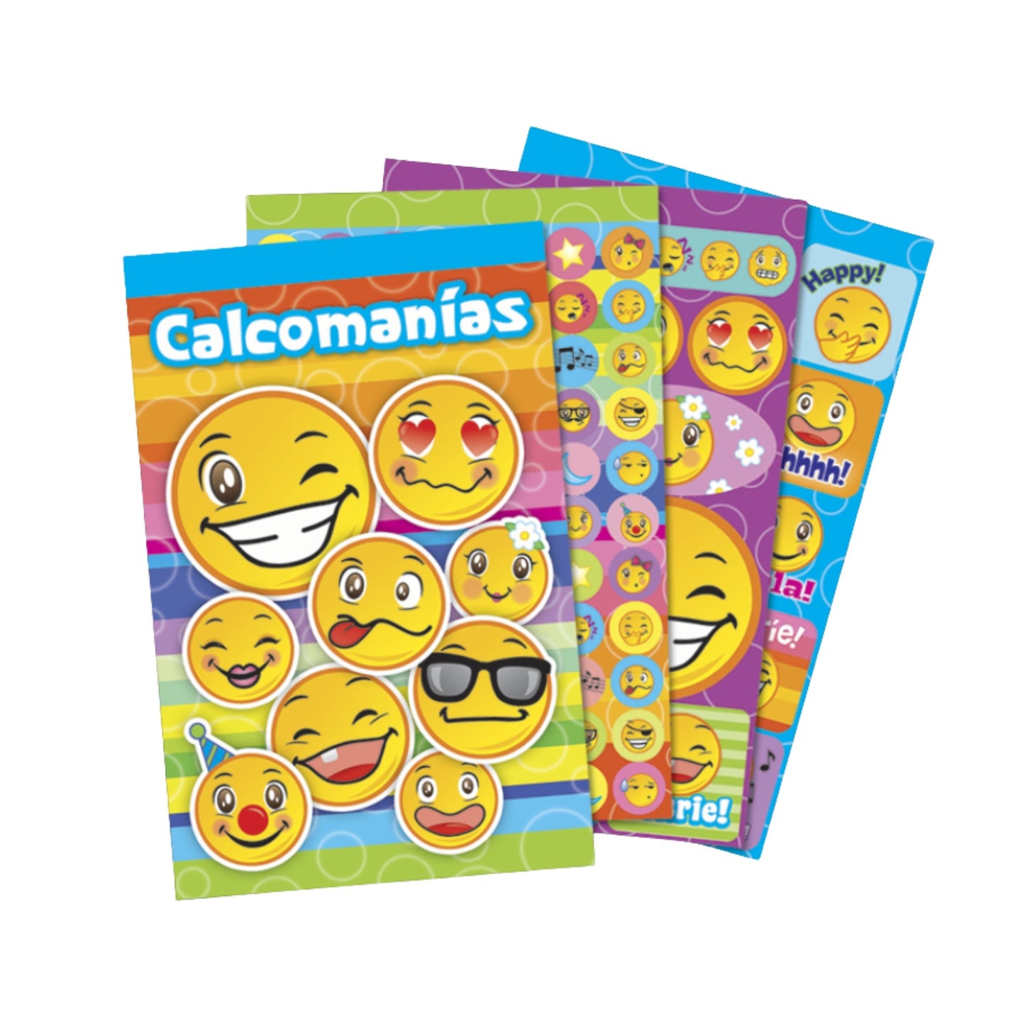N-GPMX-1075 152-189 BLOCK STICKERS CARITAS Y EMOCIONES CON 1 PZ O CAJA CON 12 PZS