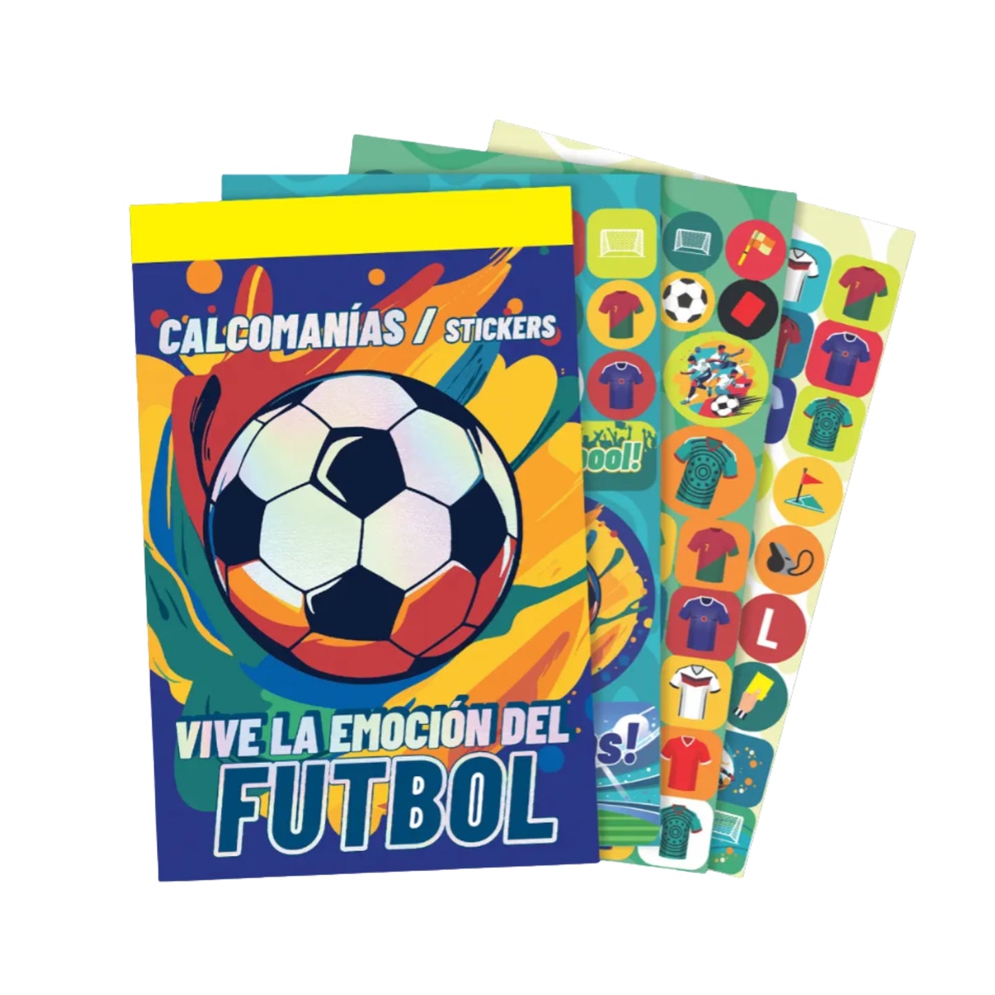 192/987 BLOCK STIKCERS FUTBOL CON 1 PZ O CAJA CON 12 PZS