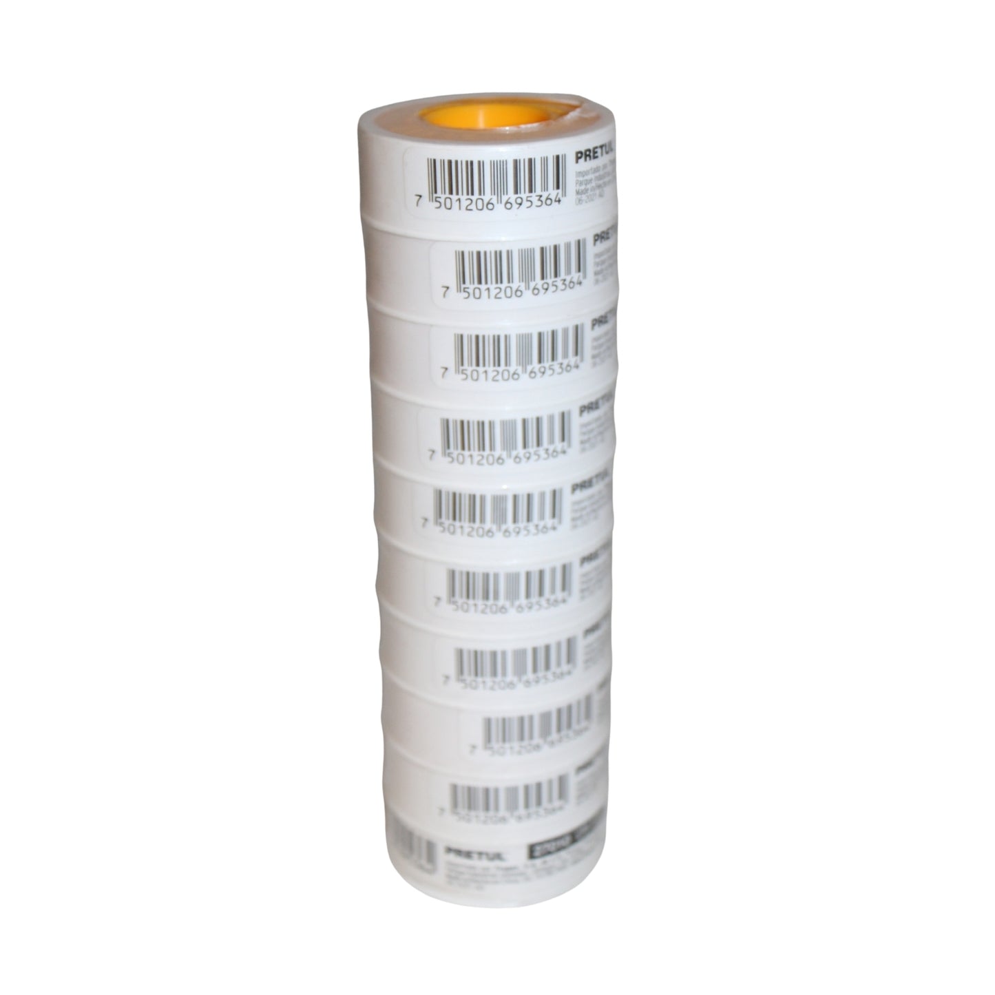 27010 CTF-1/2P CINTA SELLA ROSCAS 1/2 PULGADA X 7m PRETUL CON 1 PZ