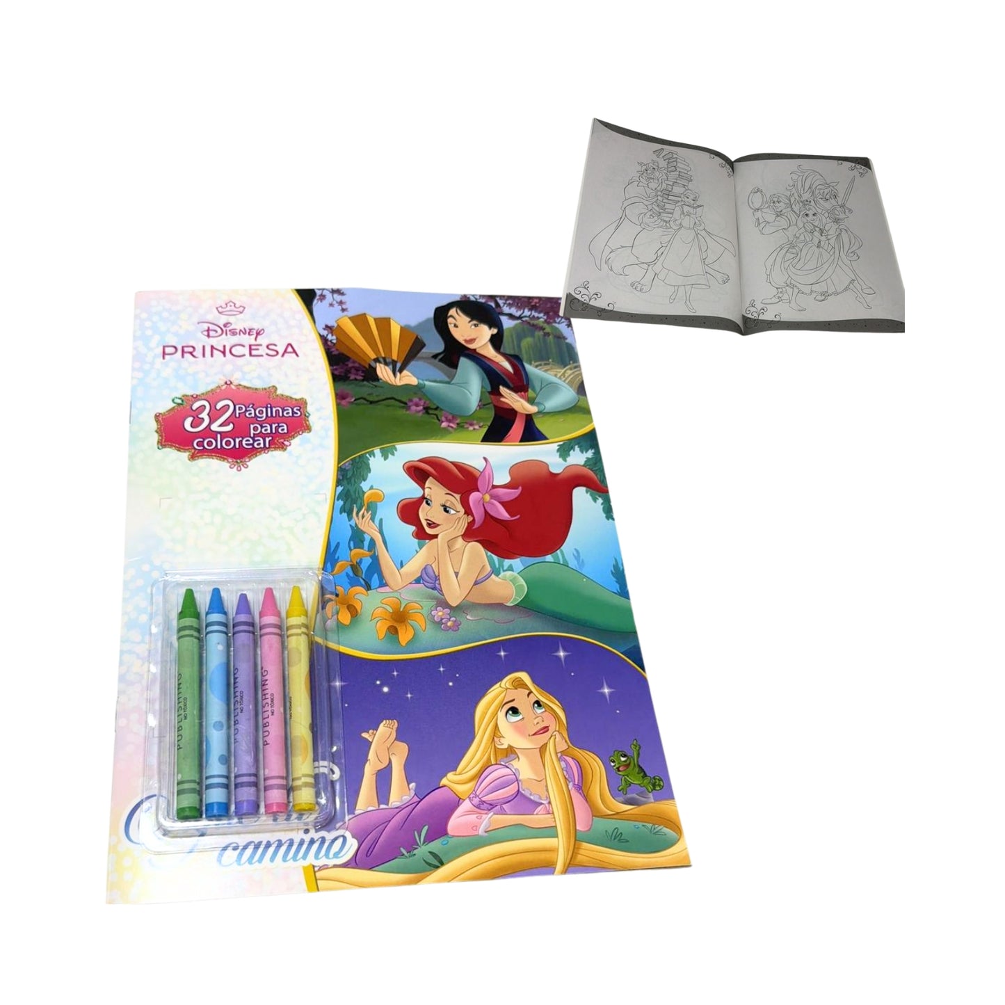 LIBRO PARA COLOREAR PLAY PACK VARIOS PERSONAJES CON 1 PZ O CAJA CON 48 PZS
