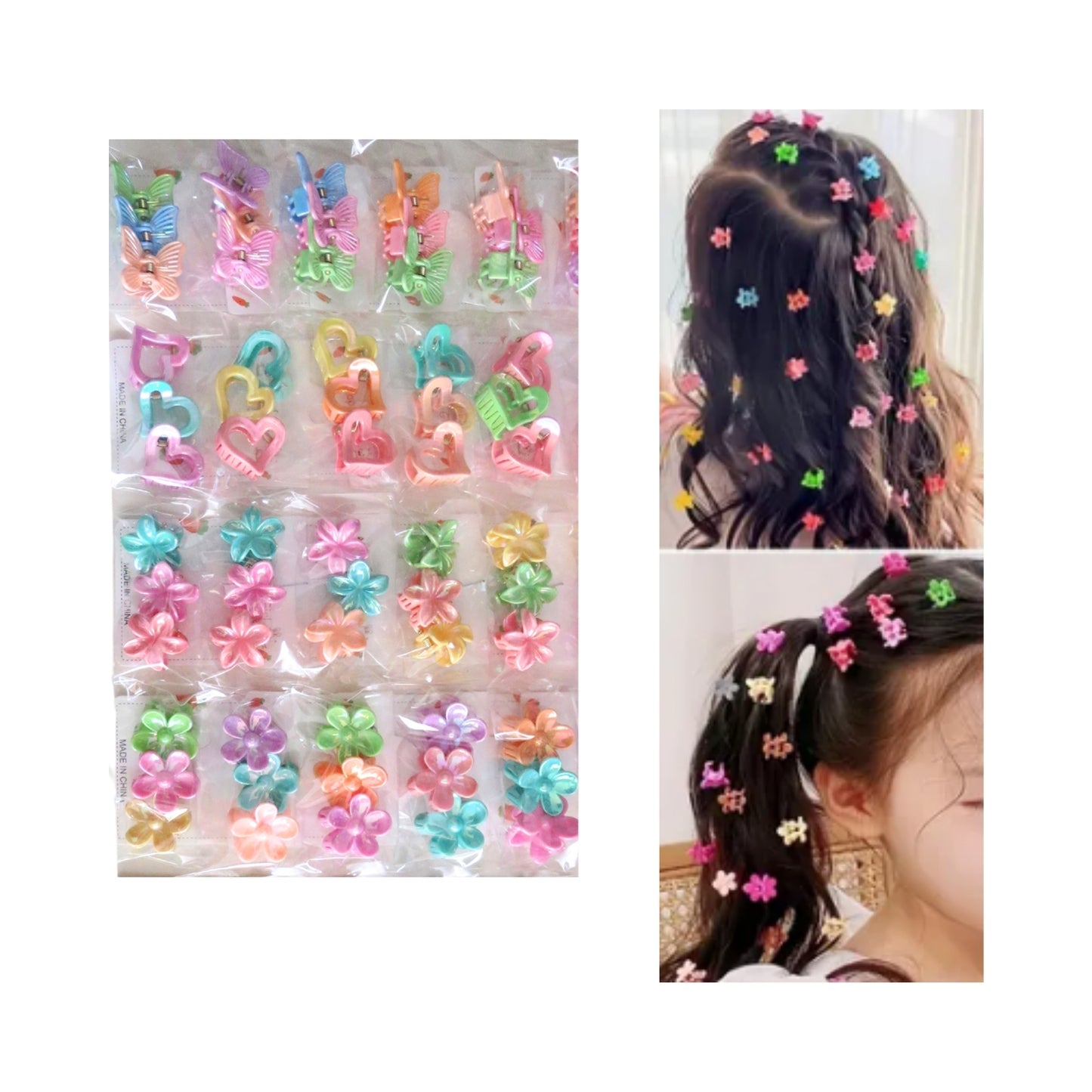 TA-1087-1 PINZAS PARA CABELLO CON 10 PAQ O CAJA CON 200 PQTS