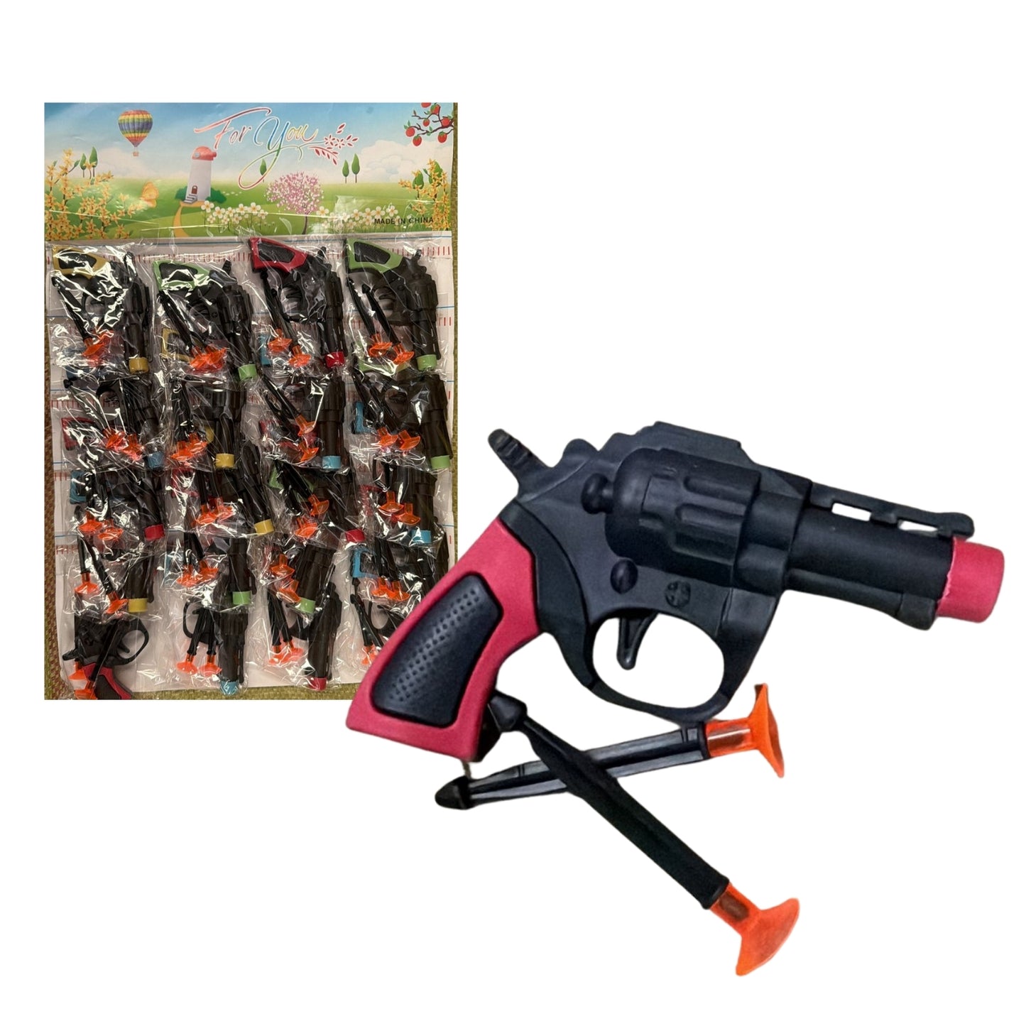 TG-3305 PISTOLA CON DARDOS, CON 20 PZS O CAJA CON 100 PQTS