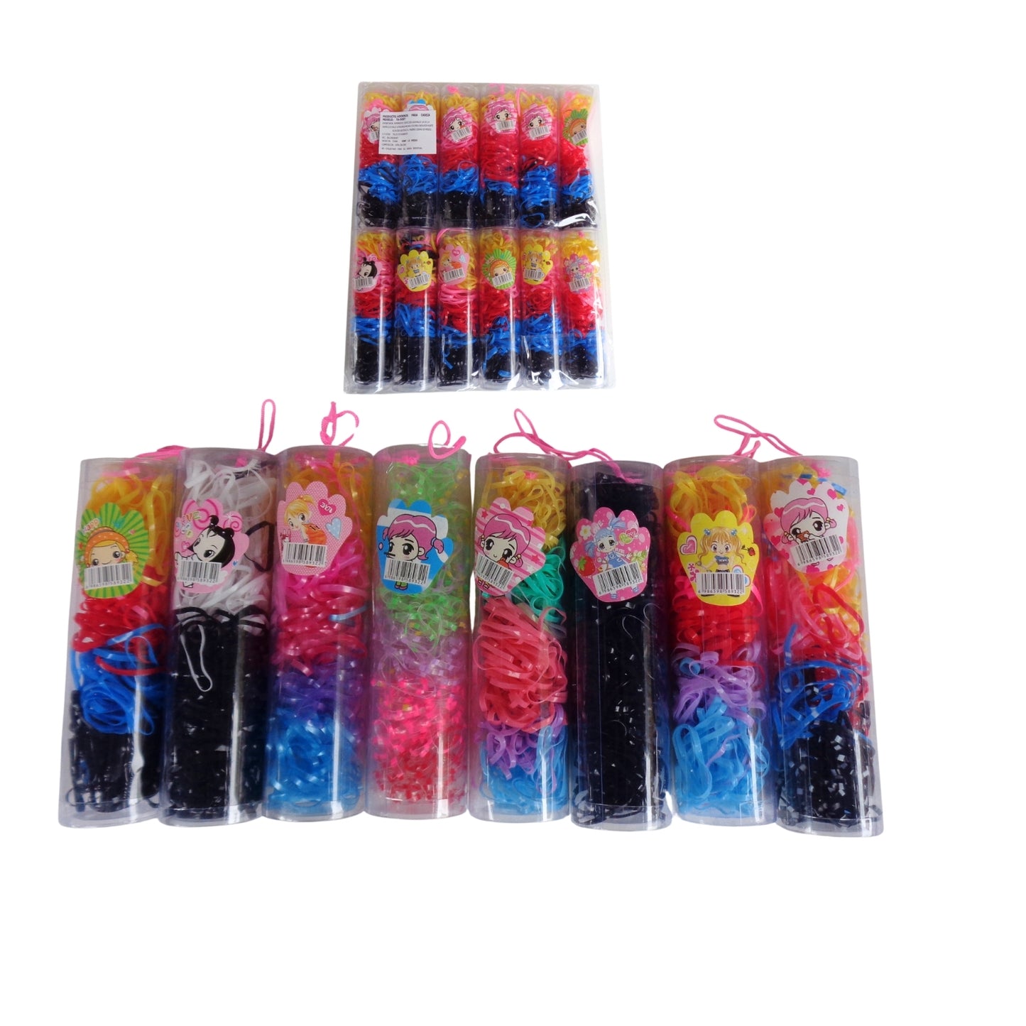 TA-0087 LIGA PARA EL CABELLO CON 12 PZS O CAJA CON 60 PQTS