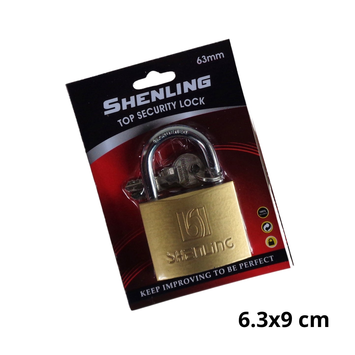 XE-0005C-2 CANDADO 63mm CON 1 PZ O CAJA CON 72 PZS