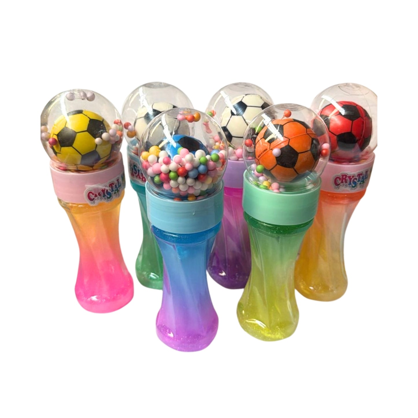 TG-142-71 SLIME CON PERLAS Y BALONCITO 5.5 x 18 CM PAQ CON 6 PZS O CAJA CON 24 PQTS