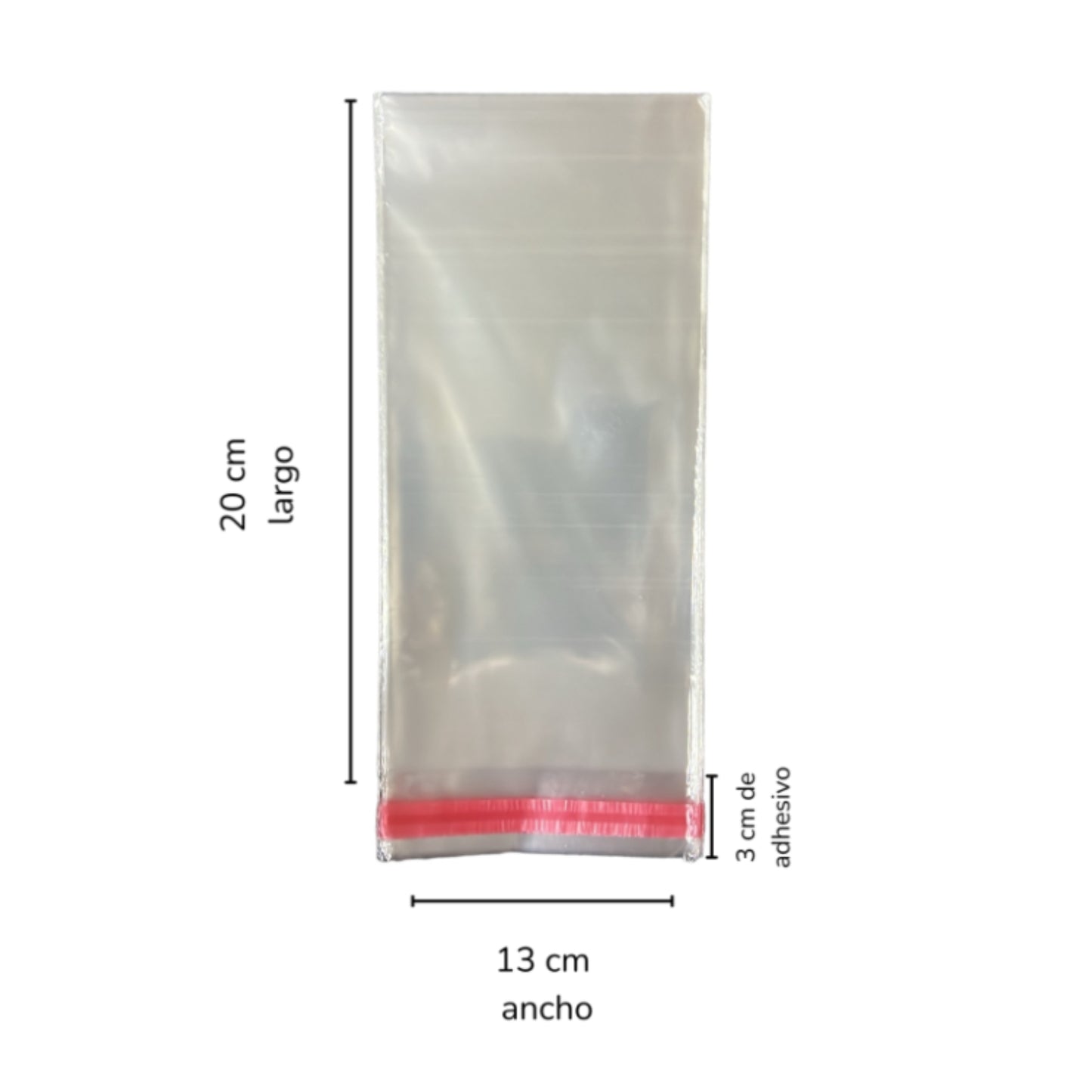 N-GPMX-1321 BOLSA CELOFAN CP 13X20 PQT CON 100 PZS
