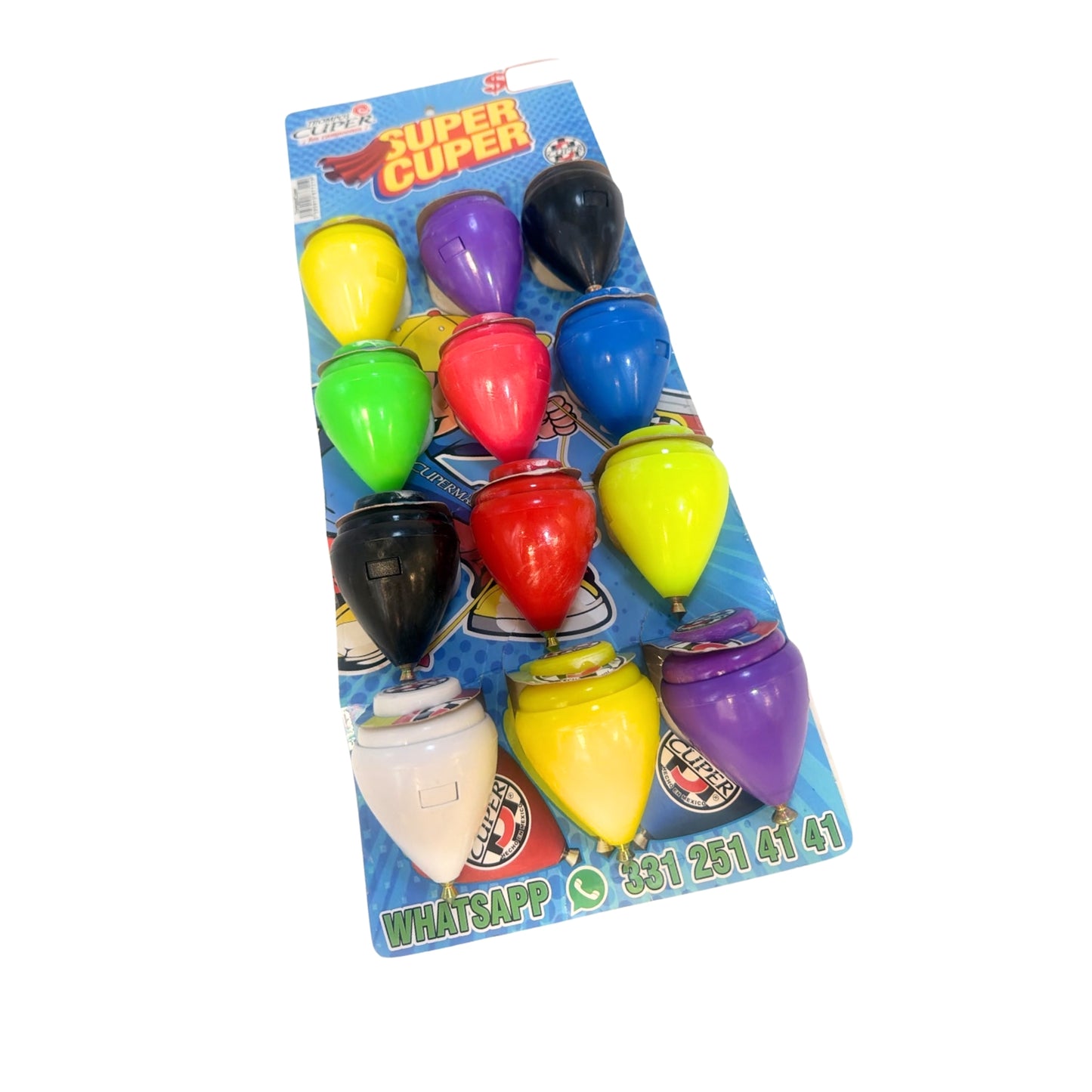 N-GPMX-1336 BLISTER DE 12 PZS TROMPOS SUPER CUPER CON 1 PAQ O CAJA CON 20 PQTS