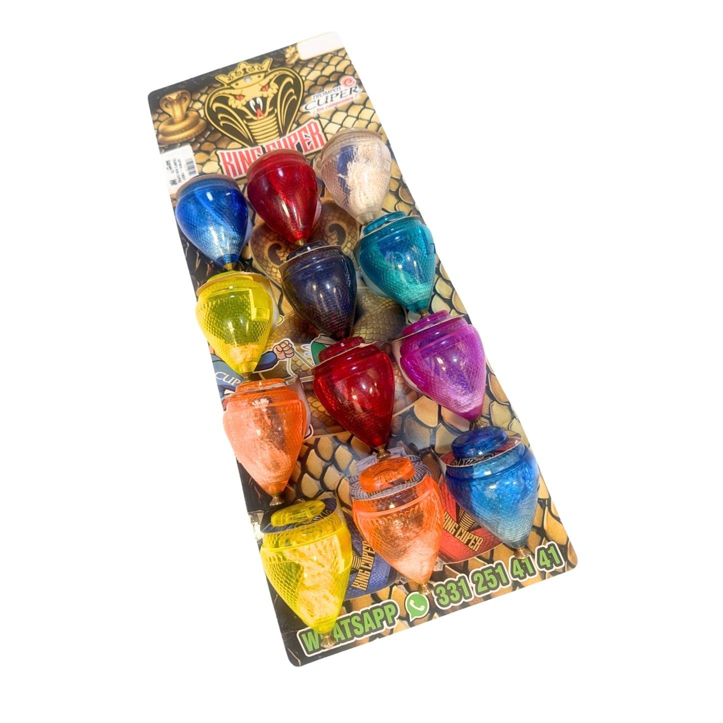 N-GPMX-1337 BLISTER DE 12 PZS TROMPO KING CUPER CON 1 PAQ O CAJA CON 20 PQTS