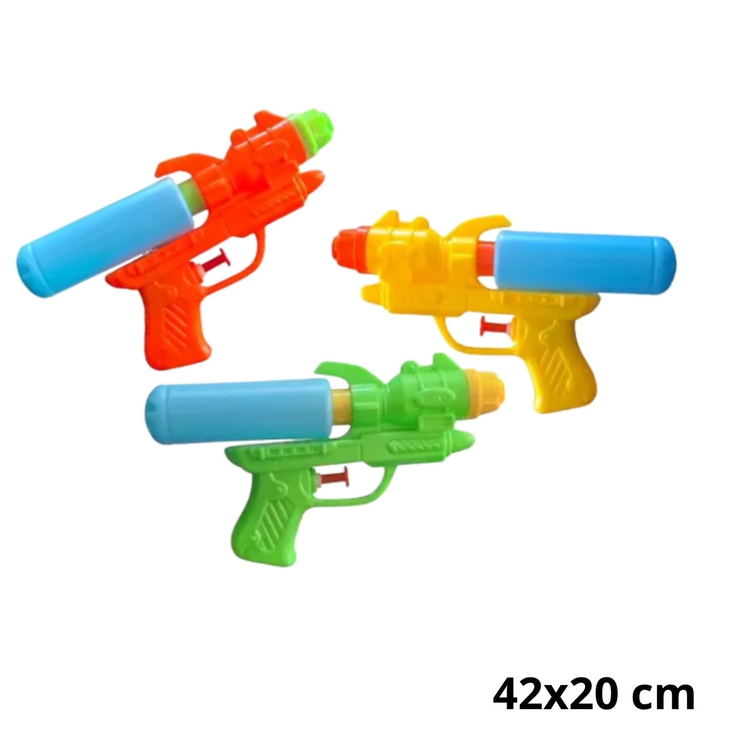 N-GPMX-1374 CQ-0062 PISTOLA DE AGUA DE PLASTICO CON 1 PZ O CAJA CON 180 PZS