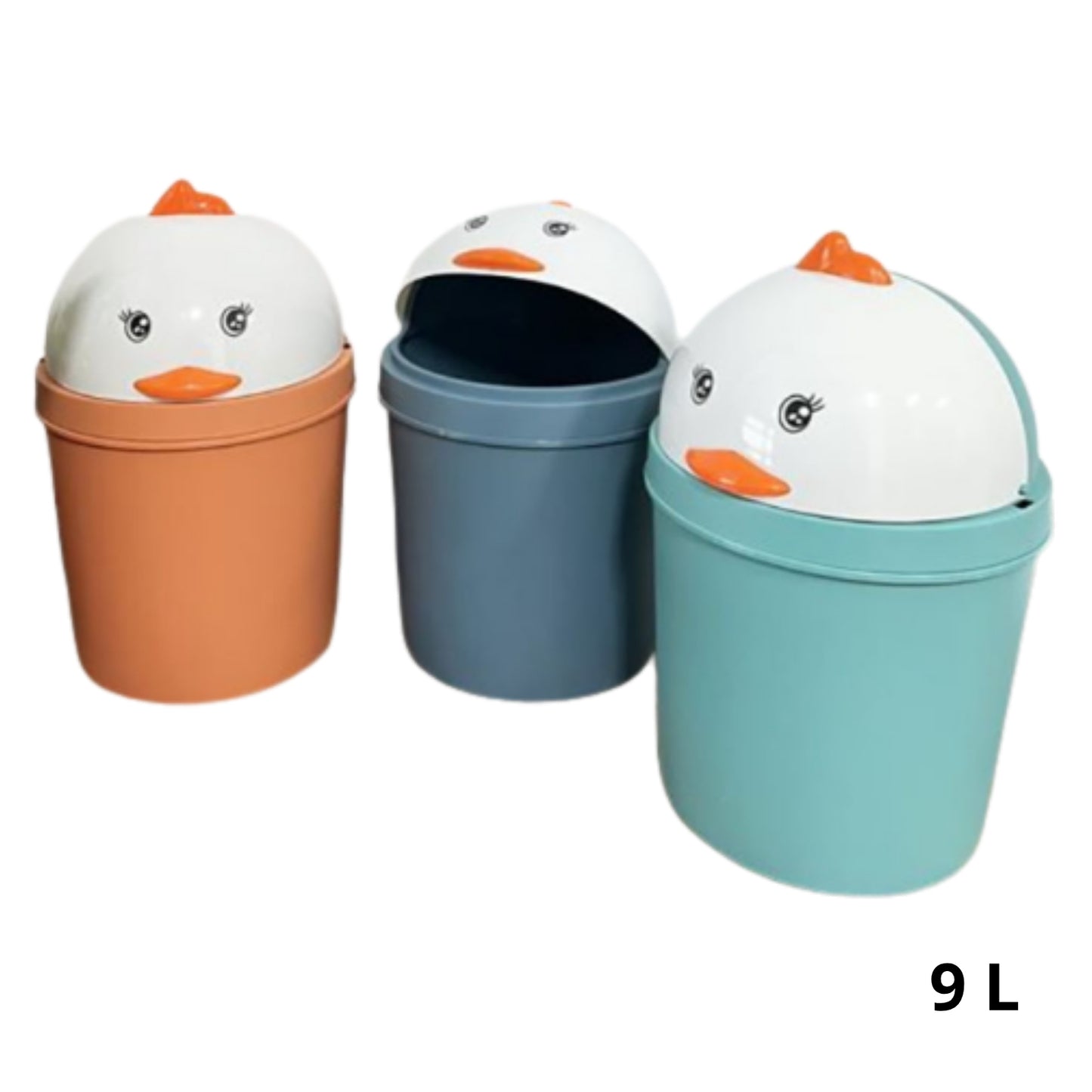 AO-0019 BOTE PARA BASURA DE PLASTICO CON 1 PZ O CAJA CON 32 PZS