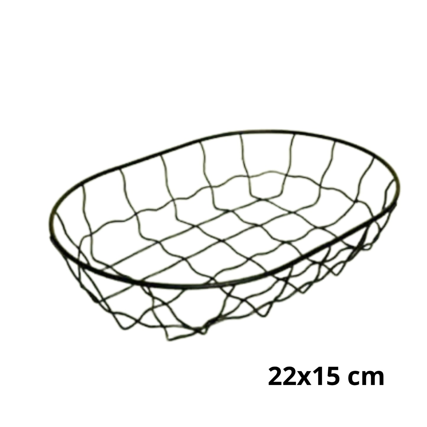AS-9658-1 CESTA DE ALAMBRE CON 1 PZ O CAJA CON 96 PZS