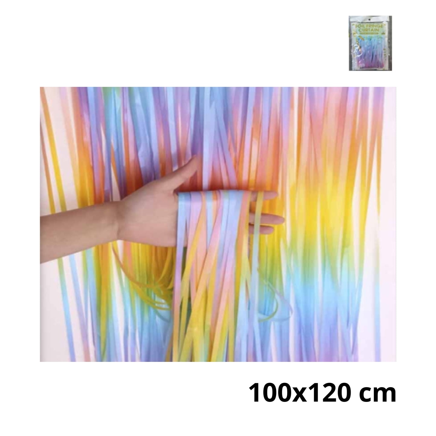 N-GPMX-1462 DA-0103 CORTINA DECORATIVA DE PLASTICO CON 1 PZ O CAJA CON 300 PZS