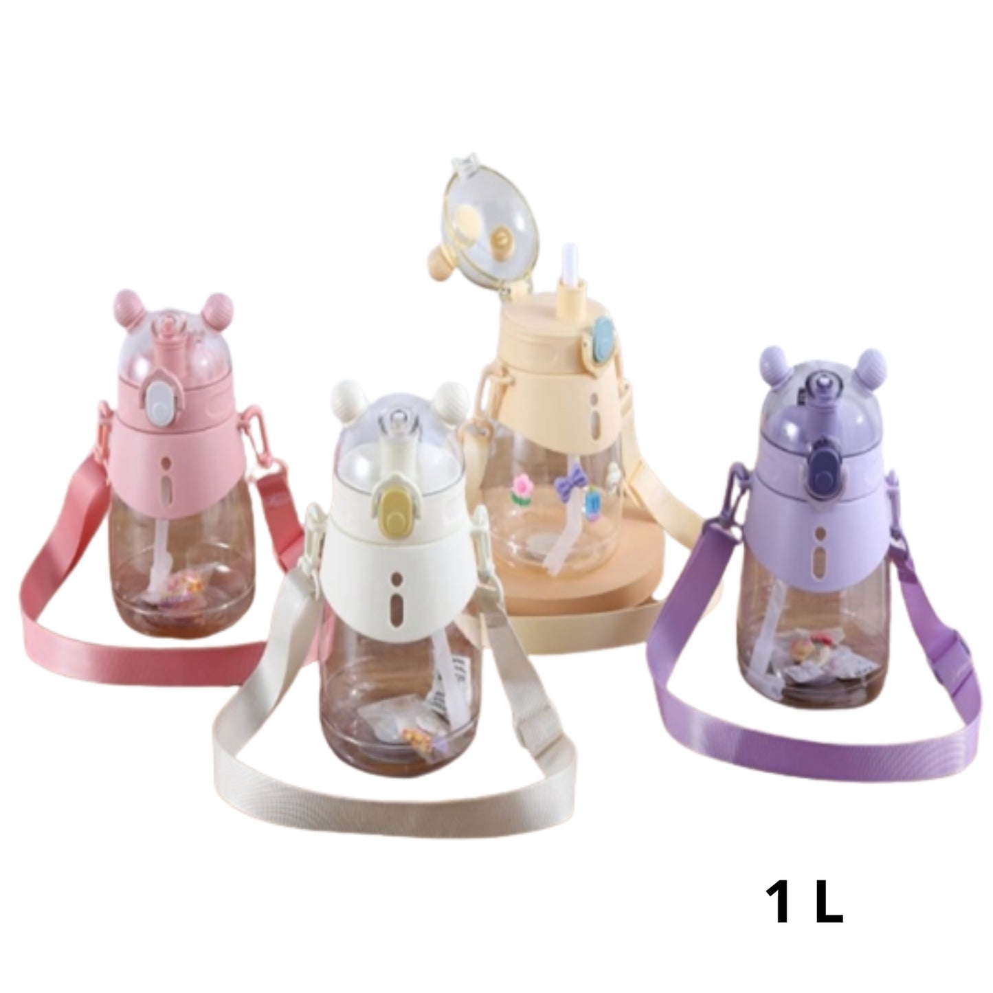 AD-0011 BOTELLA DE PLASTICO CON POPOTE CON 1 PZ O CAJA CON 48 PZS