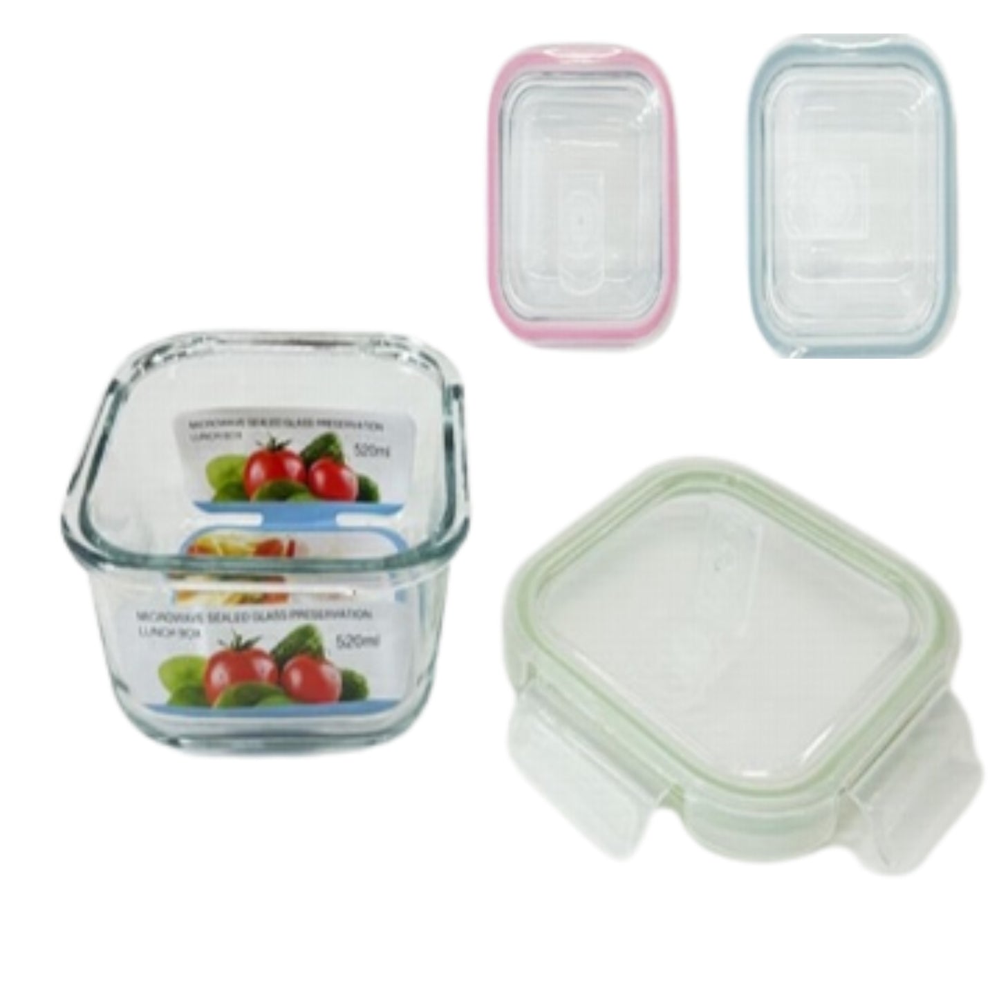 N-GPMX-1548 AV-8605B-2 RECIPIENTE PARA ALIMENTOS DE VIDRIO CON 1 PZ O CAJA CON 36 PZS