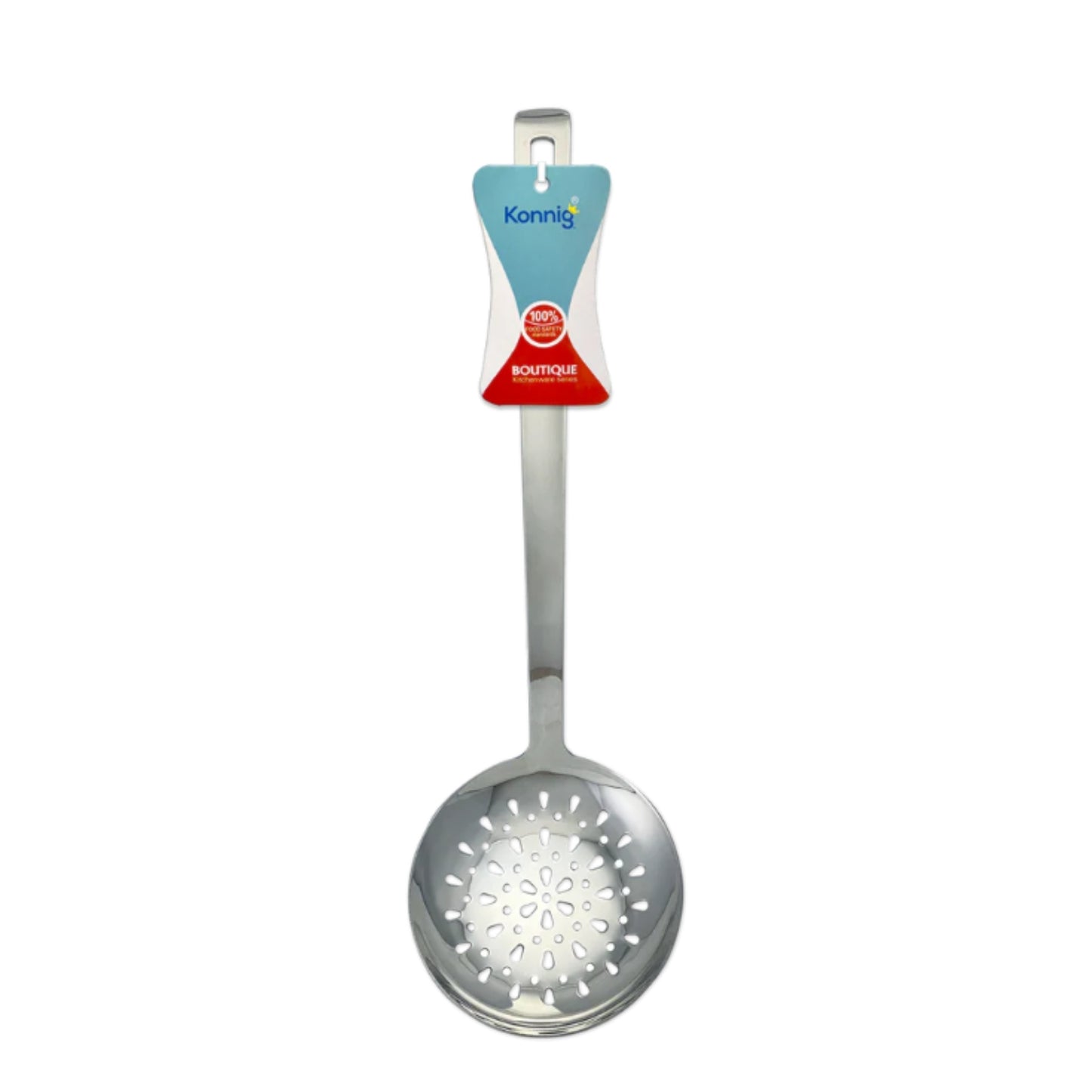 N-GPMX-1557 1328 UTENSILIO BOUTIQUE CUCHARA RANURADA DE ACERO CON 1 PZ O CAJA CON 240 PZS