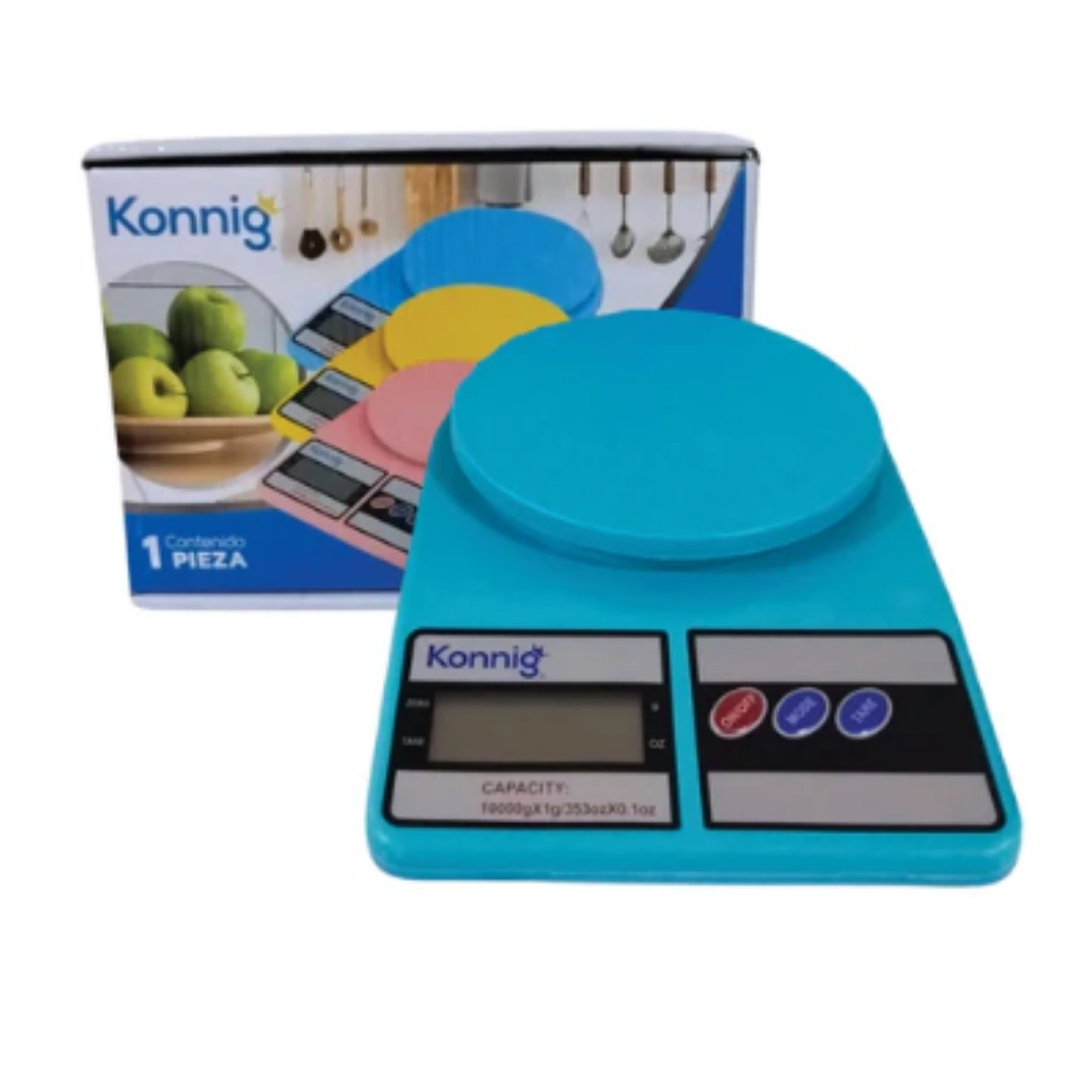 KG86 BASCULA GRAMERA DE COLOR CON 1 PZ O CAJA CON 40 PZS