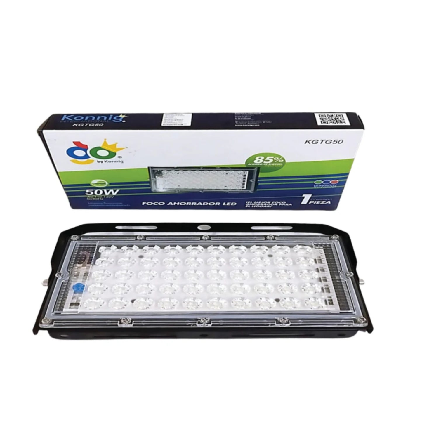 KGTG50 LAMPARA REFLECTOR DE LED 50 WATTS CON 1 PZ O CAJA CON 50 PZS