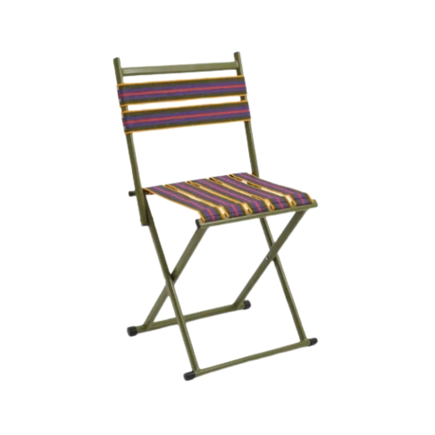 34920-1A SILLA PLEGABLE DE METAL Y LONA 2 COL CON 1 PZ O CAJA CON 16 PZS