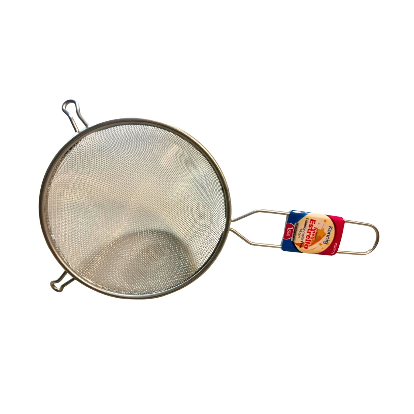 KG25172 COLADOR MALLA FINA LINEA ESTRELLA 12 CM EAN CON 1 PZ O CAJA CON 100 PZS