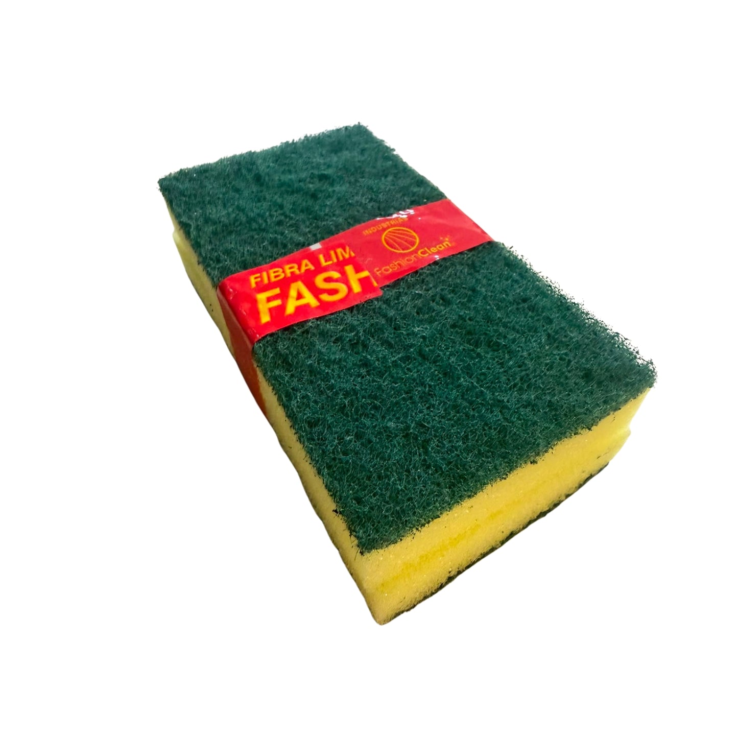 FVE14X8 FIBRA VERDE CON ESPONJA GRANDE 14X8 C/50 EAN CON 1 PQ O CAJA CON 50 PQTS
