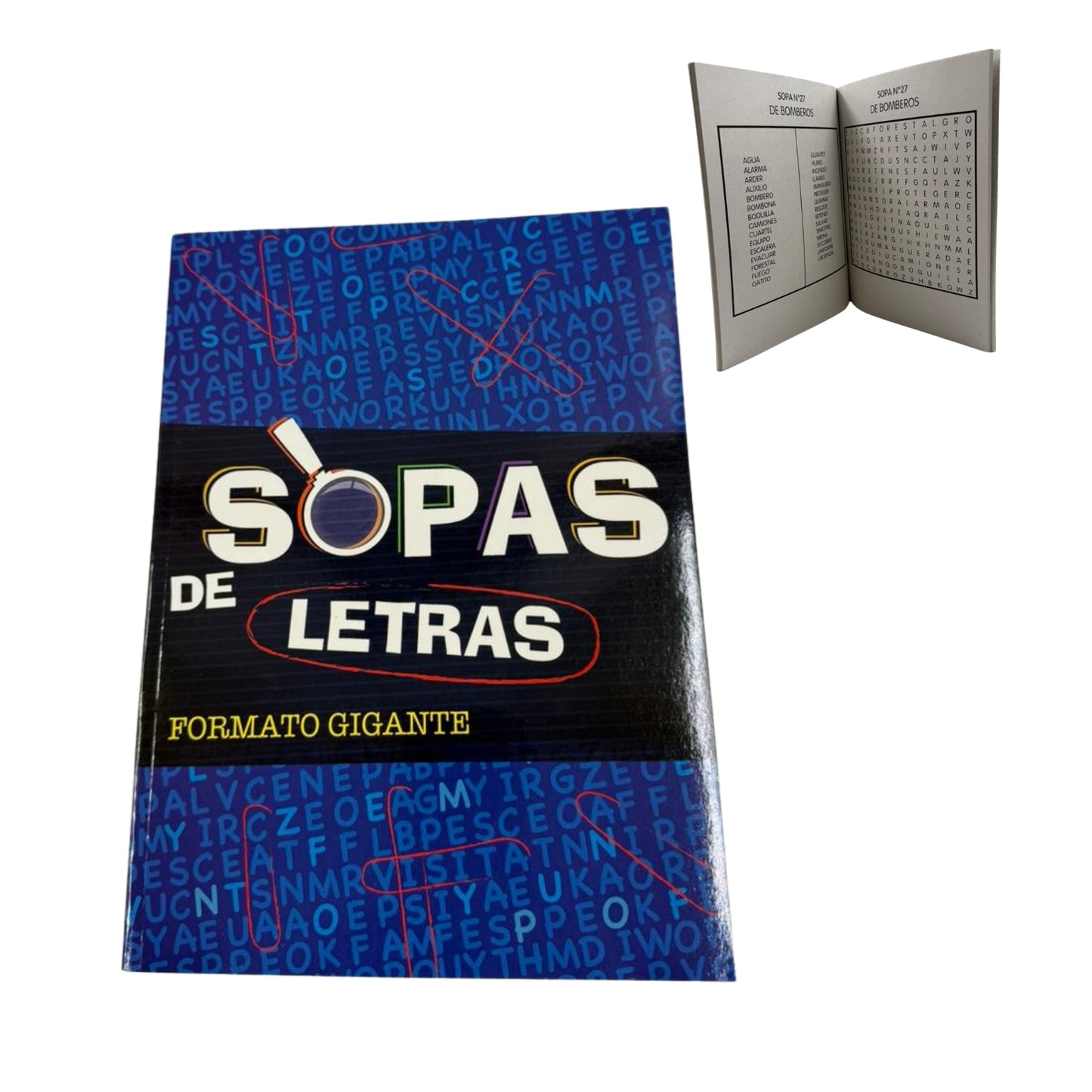 N-GPMX-184 BPVST3020 LIBRO PASATIEMPOS 20 X 27 CM 80 PAG SOPA DE LETRAS CON 1 PZ O CAJA CON 48 PZS