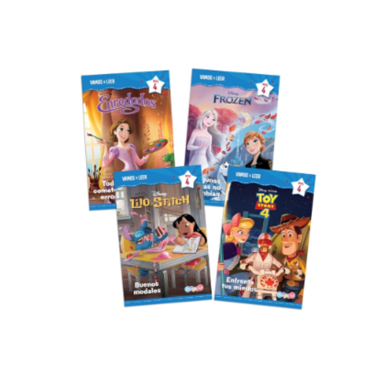 BBFUN2616 LIBRO CUENTOS 14 X 22 CM VAMOS A LEER CON DISNEY NIVEL 4 32 PAG CON 1 PZ O CAJA CON 48 PZS