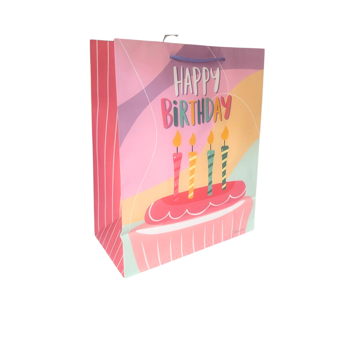 N-GPMX-207 GBHB299L BOLSA DE REGALO 10 X 13 PULG CUMPLEAÑOS MATE 4 MOD FANCY DAY CON 1 PZ O CAJA CON 48 PZS