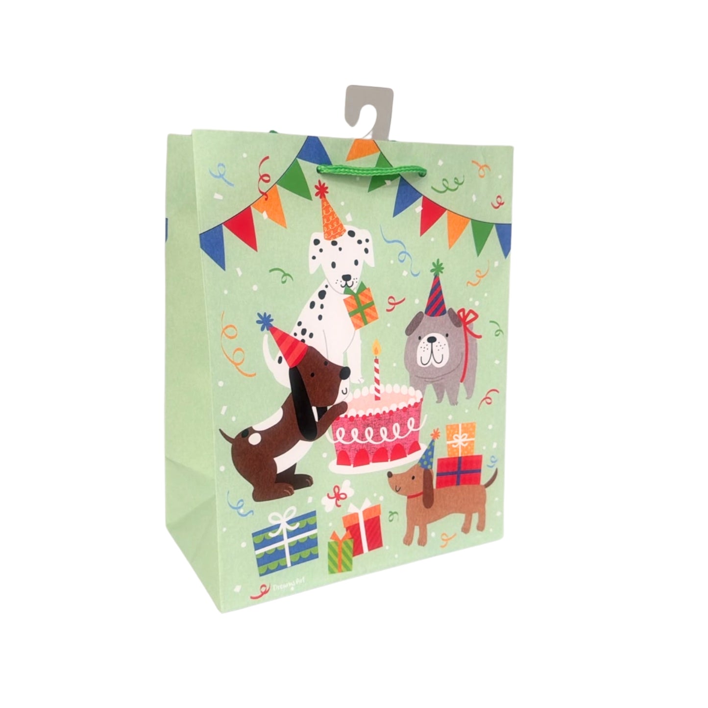 GBHB304M BOLSA DE REGALO 7 X 9 PULG CUMPLEAÑOS MATE 4 FIESTA KIDS CON 1 PZ O CAJA CON 48 PZS