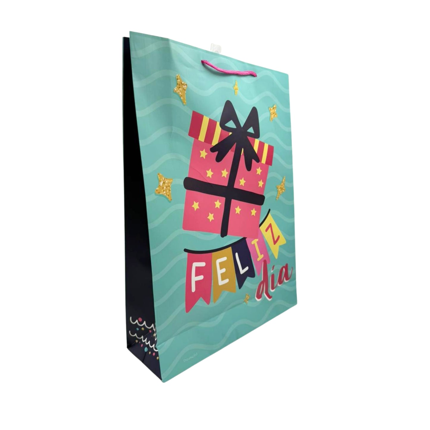 GBHB268J BOLSA DE REGALO 13 X 17.5 PULG CUMPLEAÑOS MATE 4 MOD PEQUENOS DETALLES CON 1 PZ O CAJA CON 48 PZS