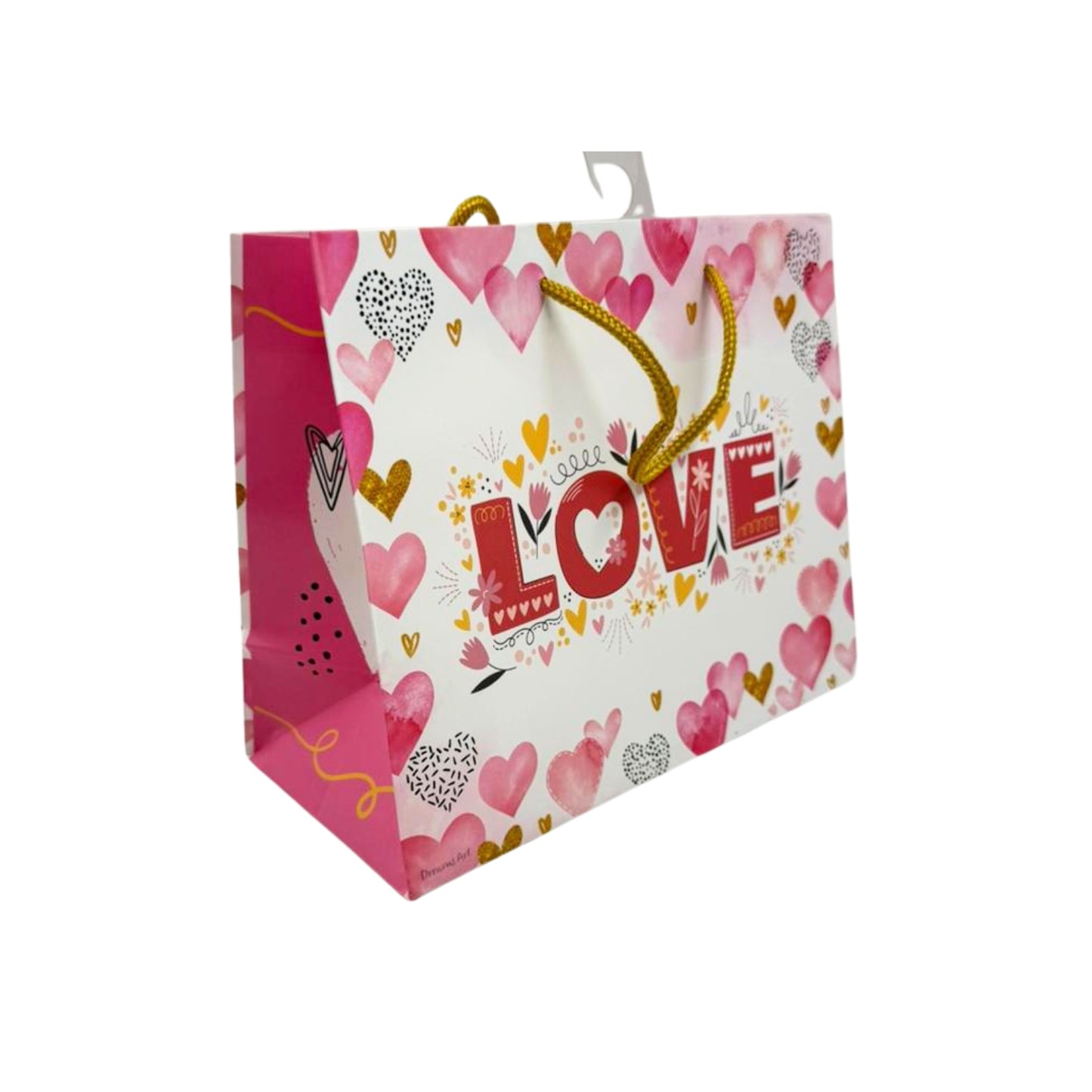 GBFL024HM BOLSA DE REGALO 9x7 PULG FLORES MATE 4 MOD LAPIZ DE FLORES, CON 1 PZ O CAJA CON 48 PZS