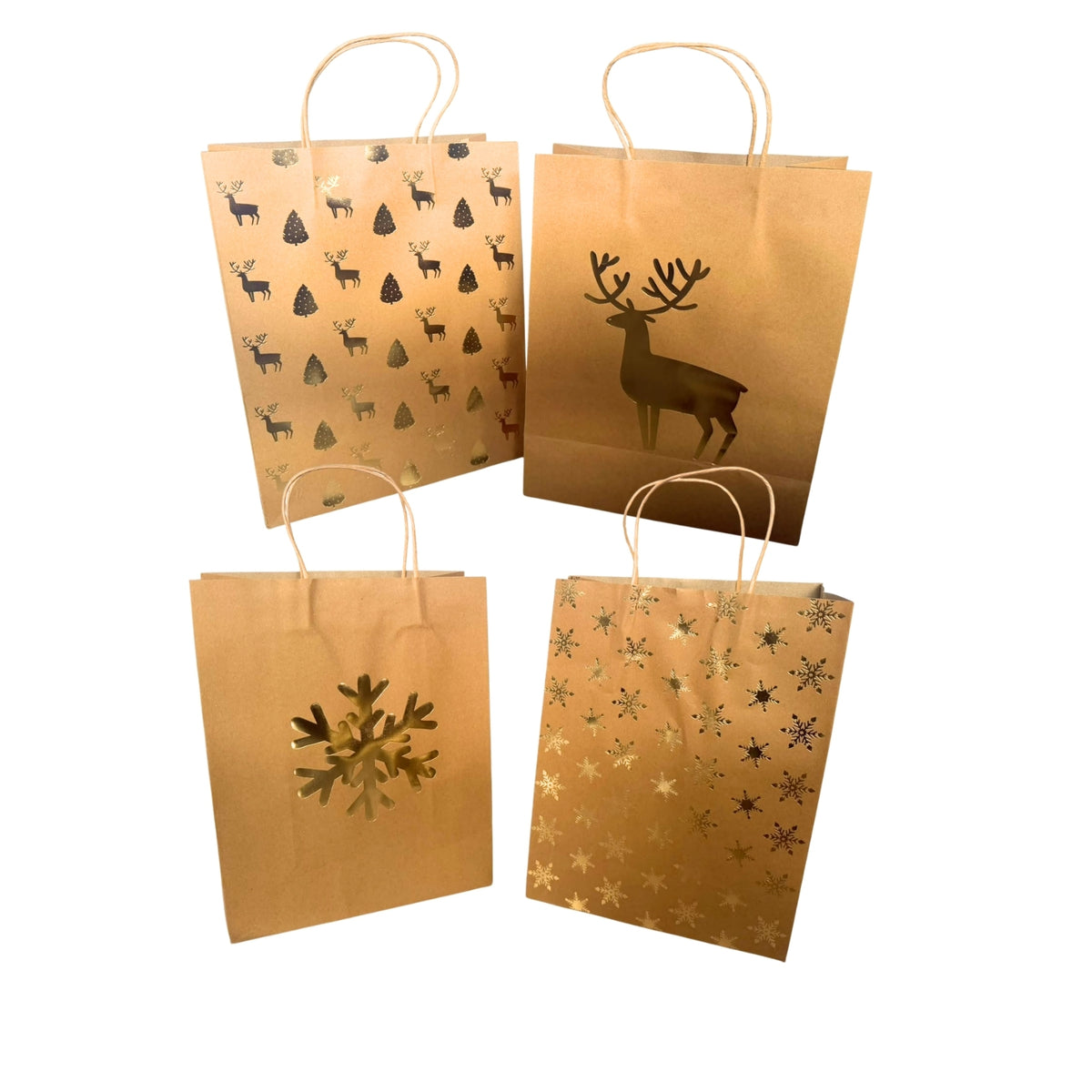 GB-0254A-1 BOLSA DE PAPEL DECORATIVA 15x8x17 CM CON 1 PZ O CAJA CON 720 PZS