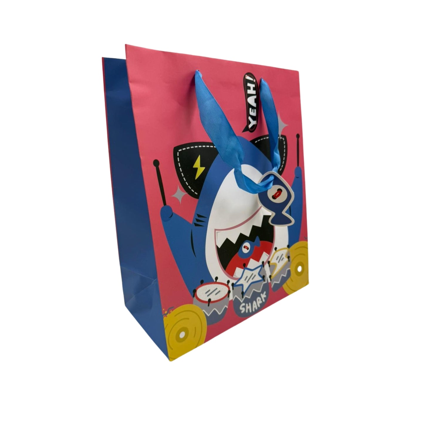 GBPKID004L BOLSA DE REGALO 10 X 13 PULG INFANTIL GLITTER MATE 4 MOD ANIMALES FESTIVOS CON 1 PZ O CAJA CON 48 PZS