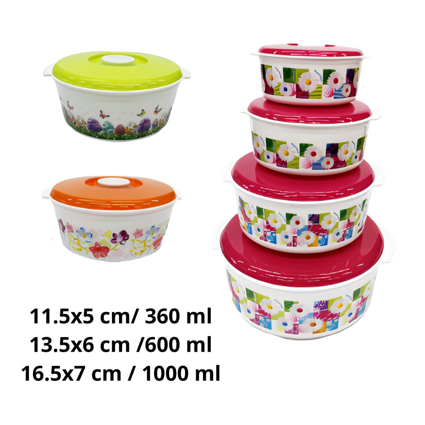 AK-3614 RECIPIENTE CON TAPA DE PLASTICO CON 1 PZ O CAJA CON 60 PZS