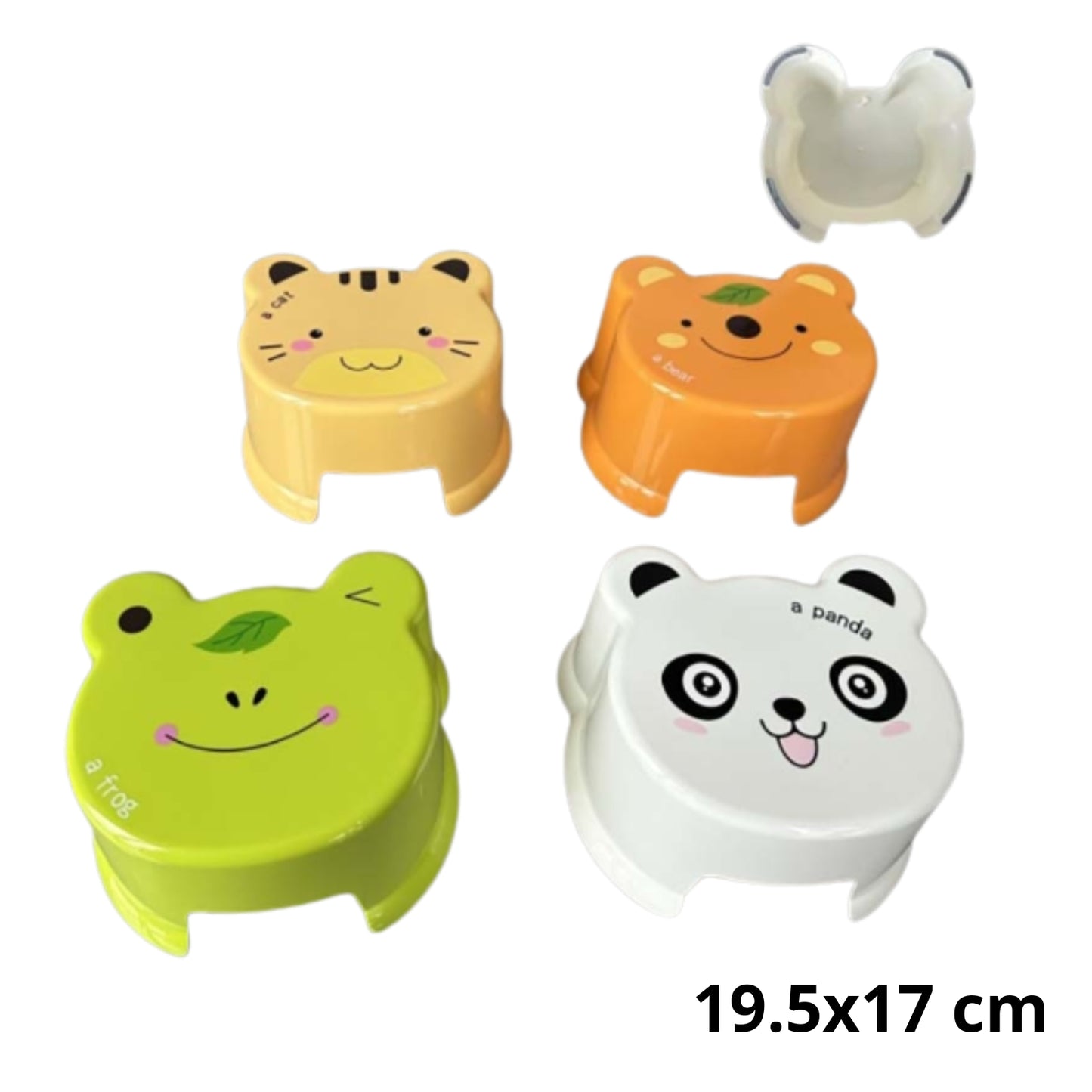 AK-9810 BANCO INFANTIL DE PLASTICO CON 1 PZ O CAJA CON 90 PZS