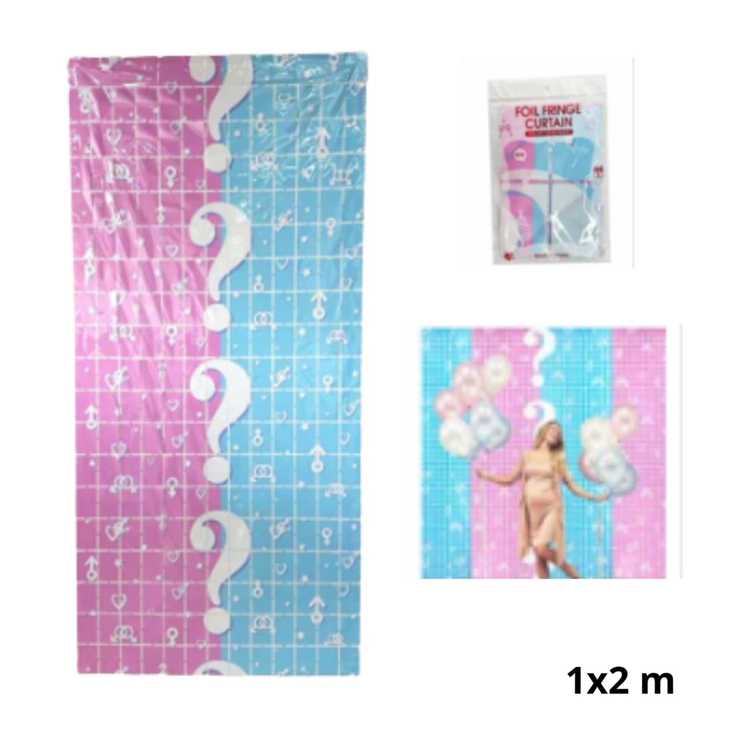 N-GPMX-339 DA-0110 CORTINA DECORATIVA CON 1 PZ O CAJA CON 500 PZS