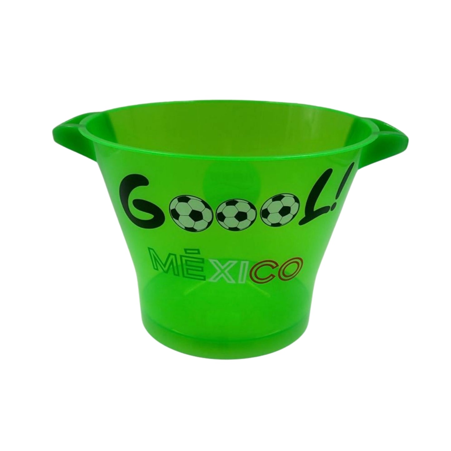 MU-532 HIELERA CHELERA MEXICO COLOR VERDE 26.7X20 CM CON 1 PZ O CAJA CON 24 PZS