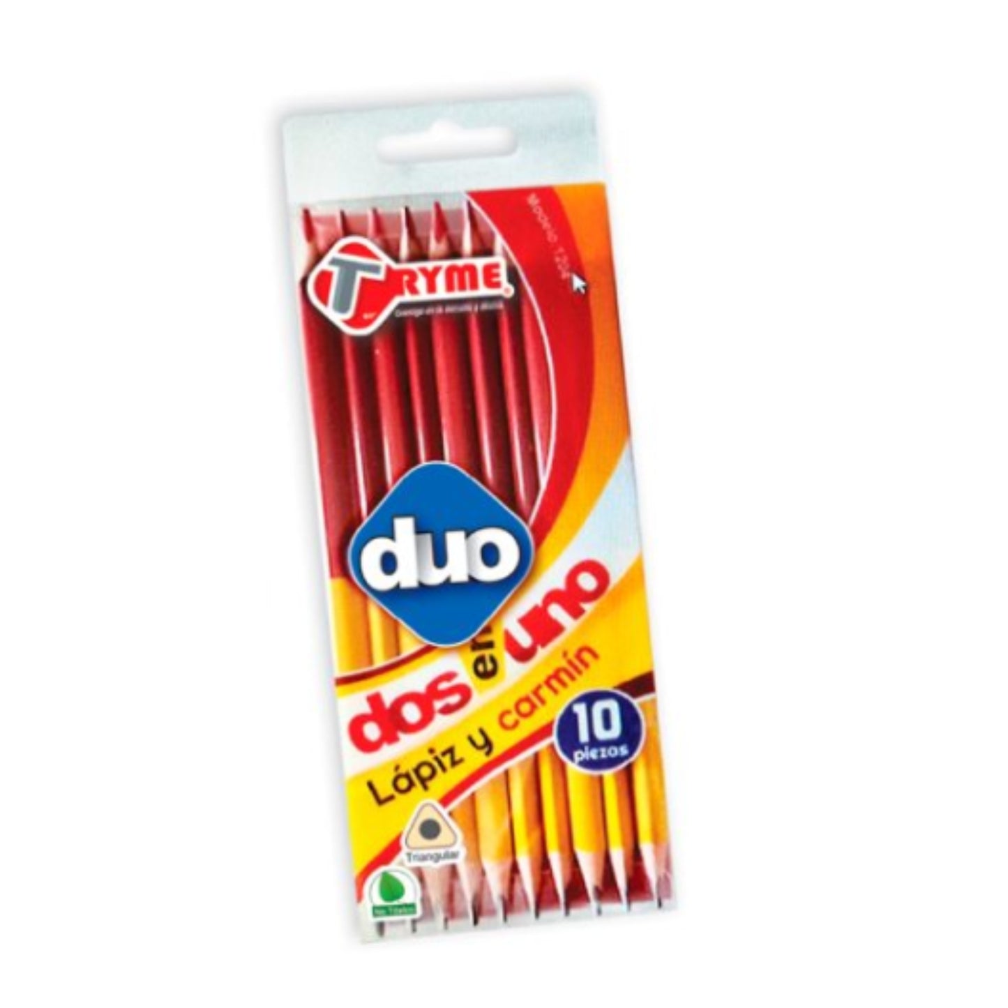 N-GPMX-452 1204-12 LAPIZ DUO SET DE 10 + 2 PZS + SACAPUNTAS DE REGALO CON 1 PAQ O CAJA CON 96 PQTS