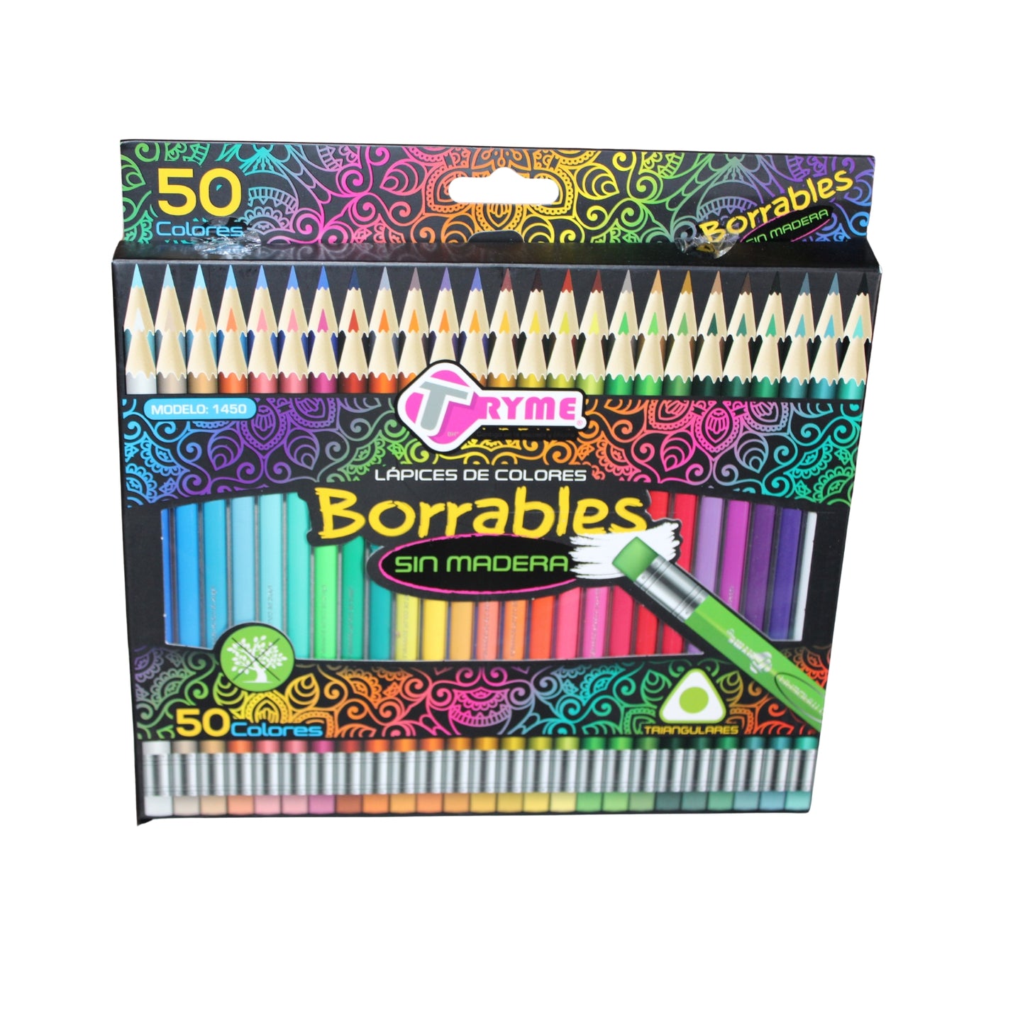 N-GPMX-460 1450-50 COLORES BORRABLES C/50 PZS, CON 1 PAQ O CAJA CON 36 PQTS