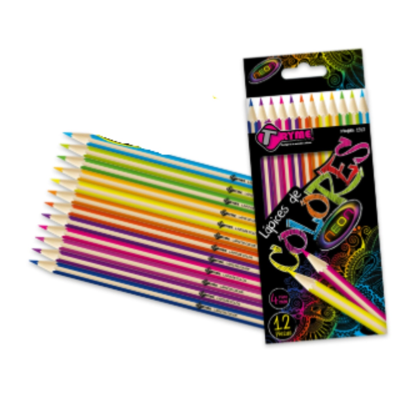 N-GPMX-463 1575-12 LAPICES DE COLORES INTENSOS C/12 PZS CON 1 PAQ O CAJA CON 96 PQTS