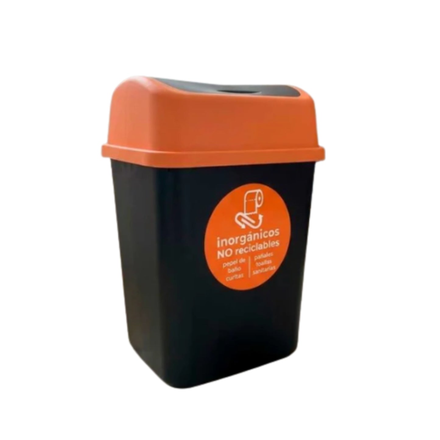 N-GPMX-574 MX-655NAR BOTE ORGANICS C/BALANCIN 26L NARANJA CON 1 PZ O CAJA CON 12 PZS