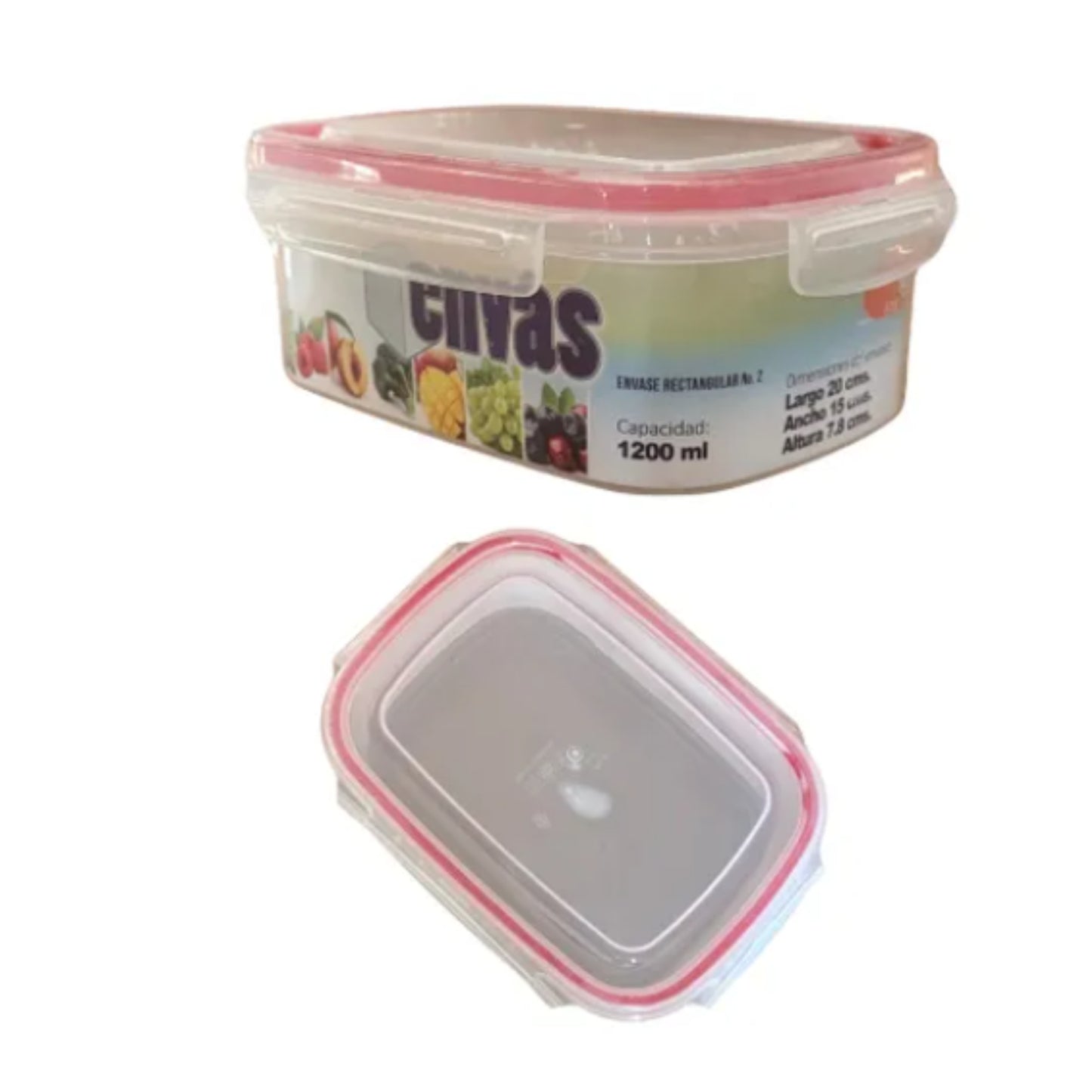 N-GPMX-587 ENVASE RECTANGULAR 500 ML CON 1 PZ O CAJA CON 24 PZS