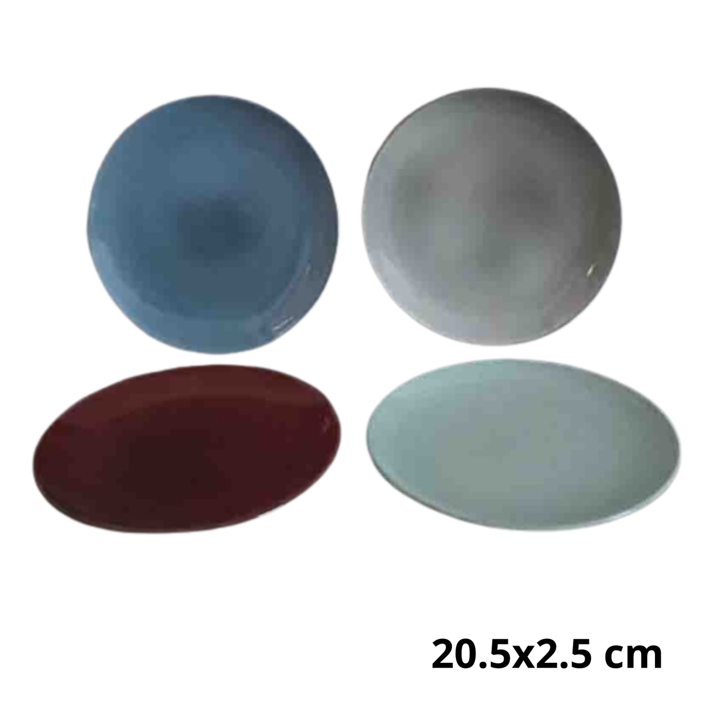 AW-7805-8 PLATO DE CERAMICA CON 1 PZ O CAJA CON 36 PZS