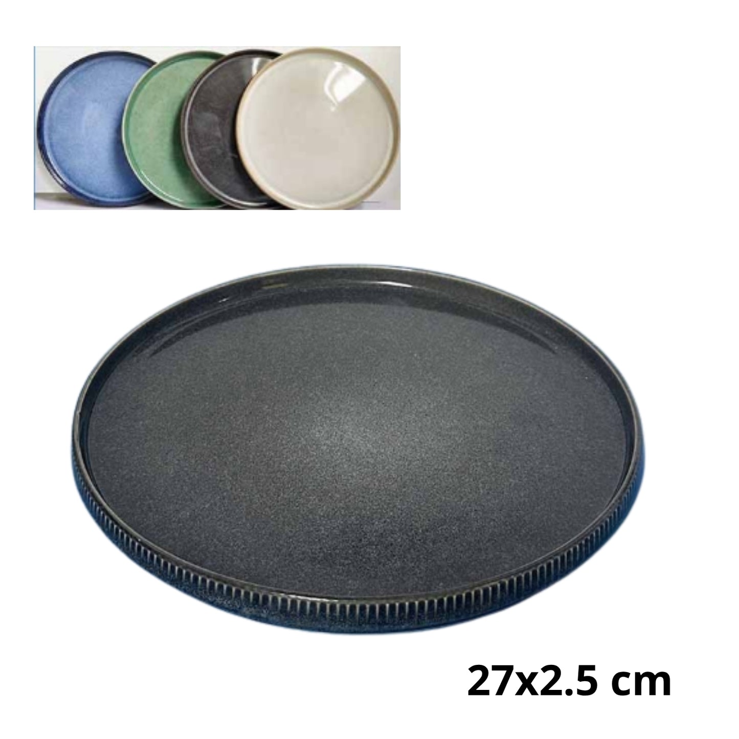 AW-7819-10.5 PLATO DE CERAMICA CON 1 PZ O CAJA CON 24 PZS