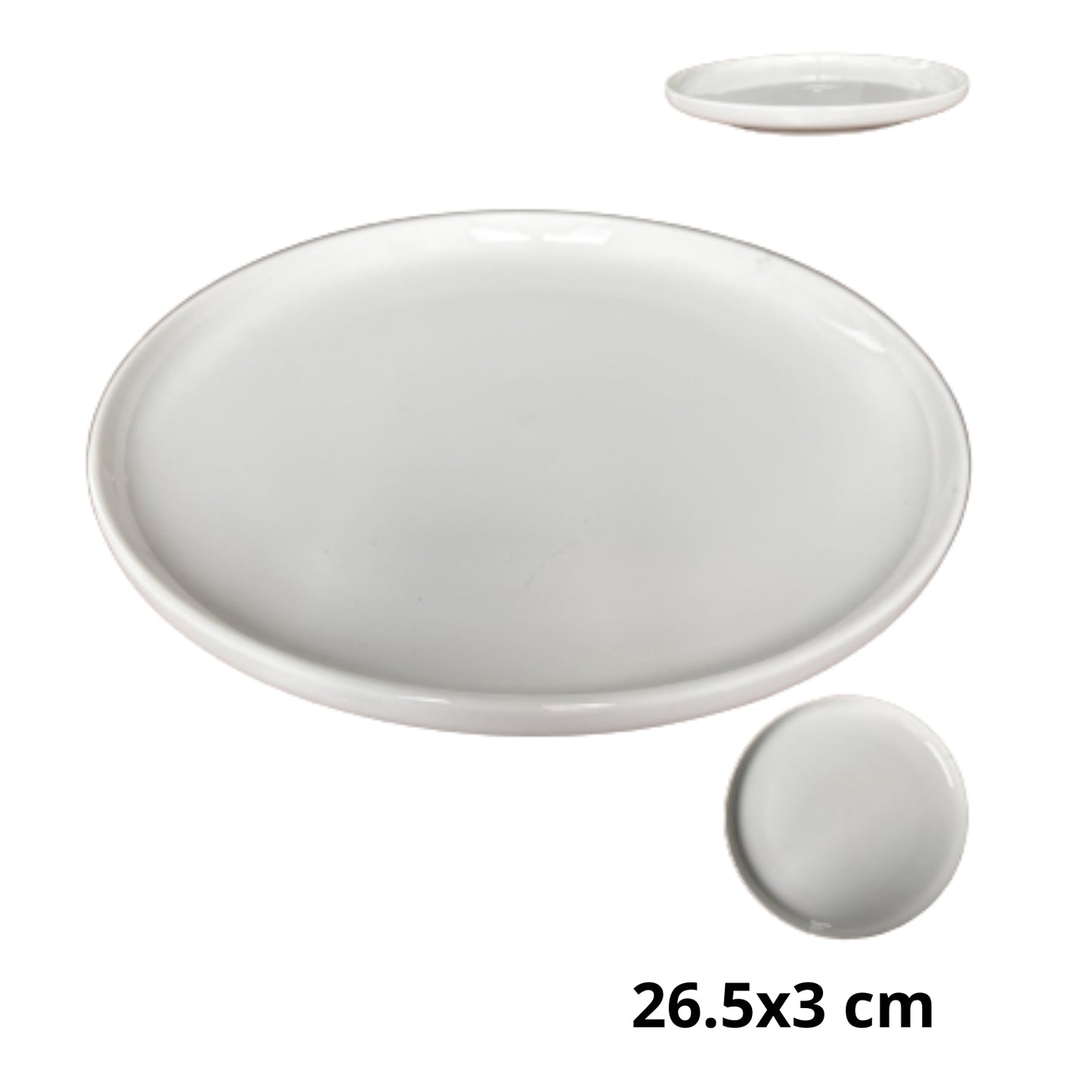 AW-4542-10.25 PLATO DE CERAMICA CON 1 PZ O CAJA CON 12 PZS